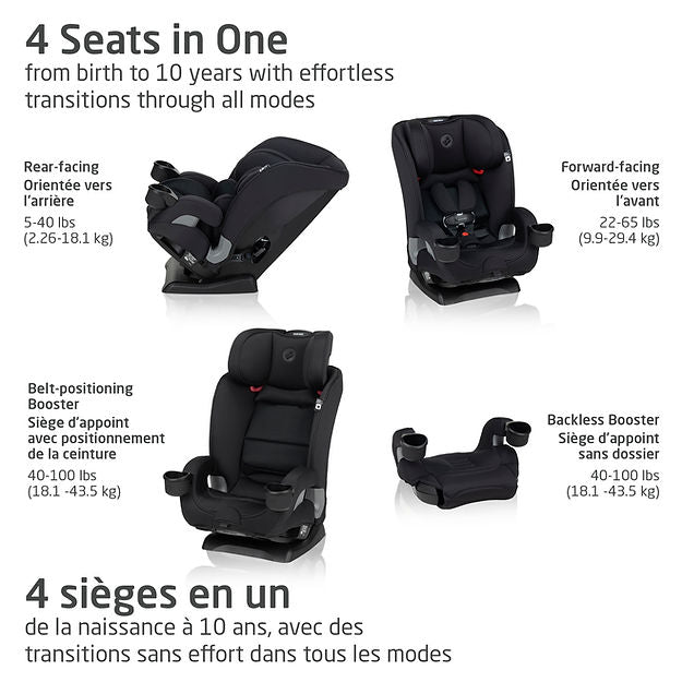 Maxi Cosi Kani All-in-One Convertible Car Seat for Infants to Toddlers - Safe, Comfortable & Easy to Install - Perfect for Travel, Daily Commute & Family Road Trips