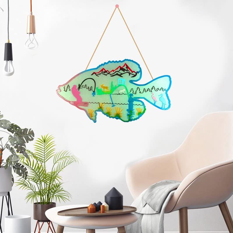Premium Fishing Resin Molds - Large Animal Silicone Molds for DIY Wall Art, Home Decor, Christmas Gifts - Perfect for Handmade Crafts, Holiday Decorations & Unique Present Ideas