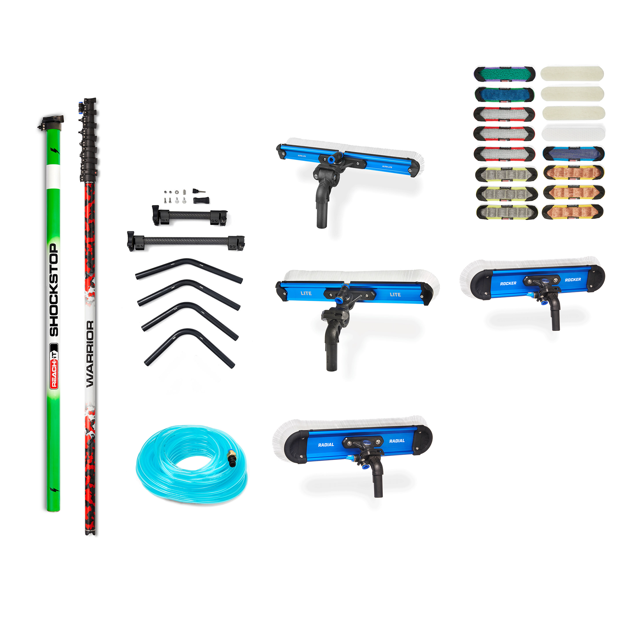 REACH Professional Extendable Pole Pack - Telescopic Pole for Cleaning, Painting & Maintenance - Perfect for High Ceilings, Walls & Hard-to-Reach Areas