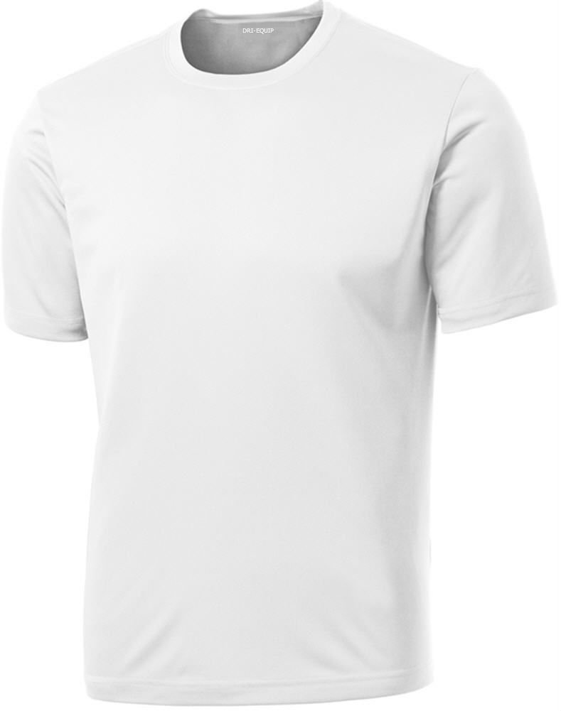 DRIEQUIP Men's Big & Tall Moisture Wicking Athletic T-Shirt - Breathable Quick Dry Workout Shirt for Gym, Running & Outdoor Activities