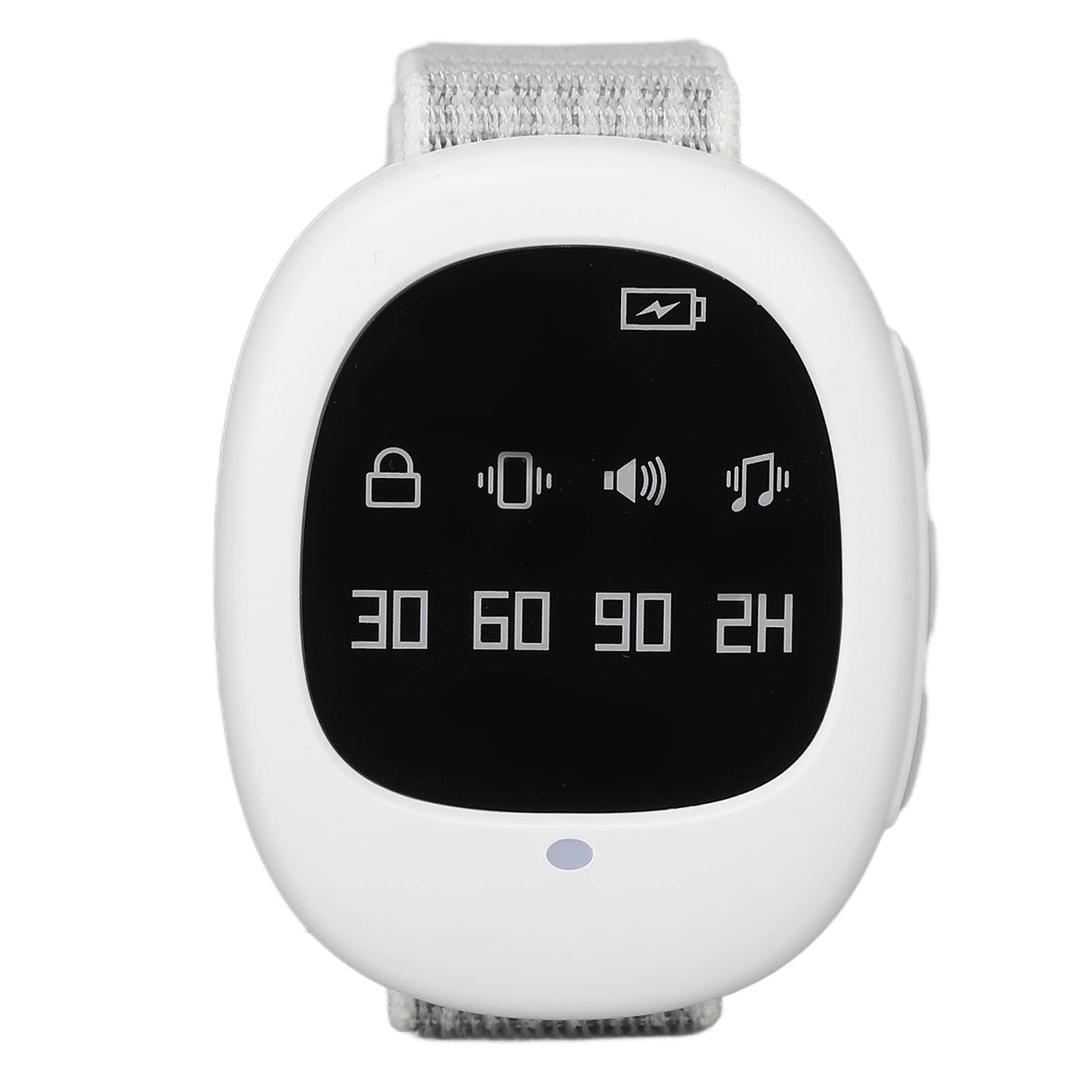 **Bed Wetting Alarm for Kids & Adults - Wireless Potty Training Alarm with Sound & Vibration, Timer Setting, White - Helps Stop Bedwetting for Children & Elderly (Home & Travel Use)**