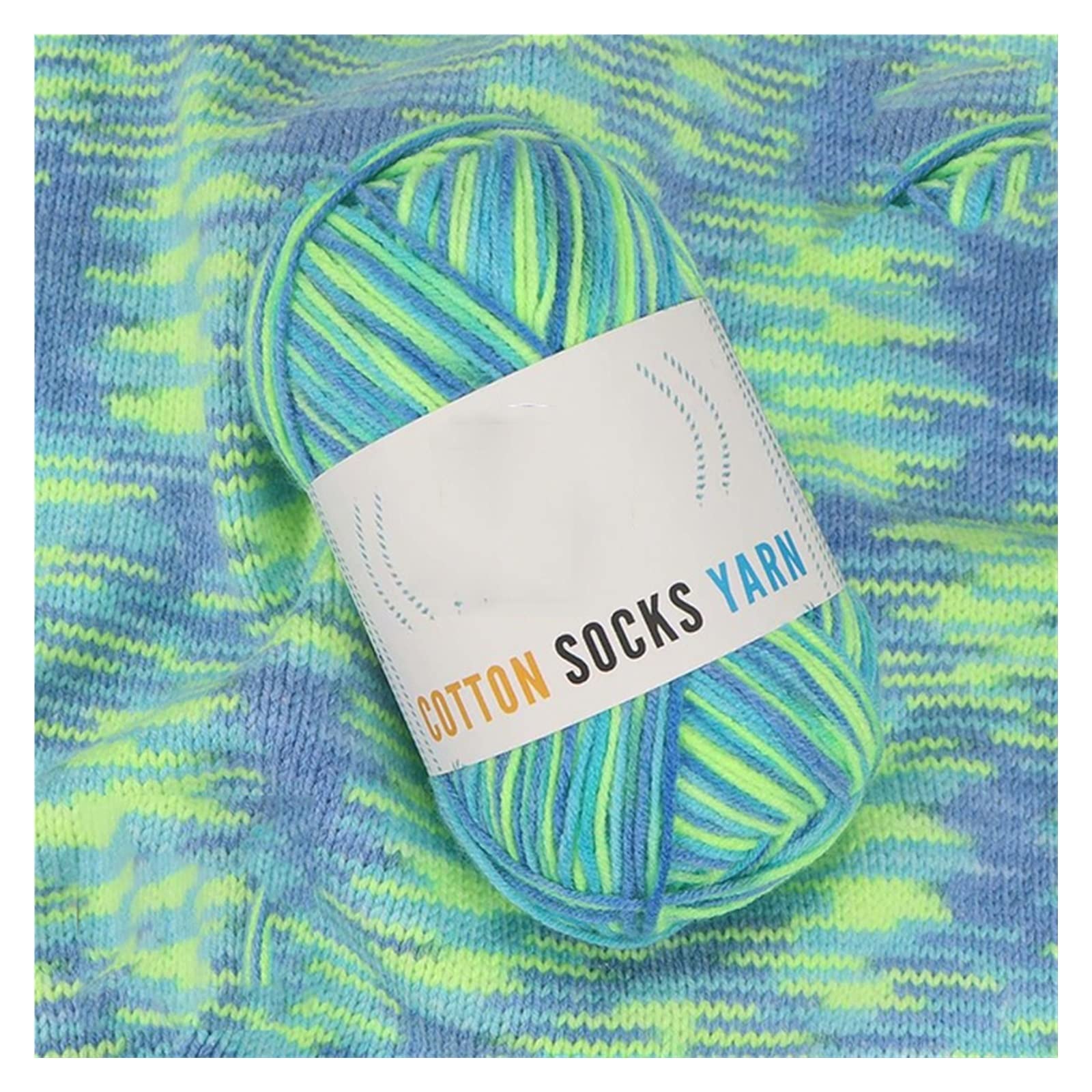 Premium Milk Cotton Knitting Yarn - Soft Rainbow Crochet Thread for DIY Crafts, Sweaters, Scarves & Baby Clothes (Color A, One Size) - Perfect for Knitting, Crocheting & Handmade Gifts