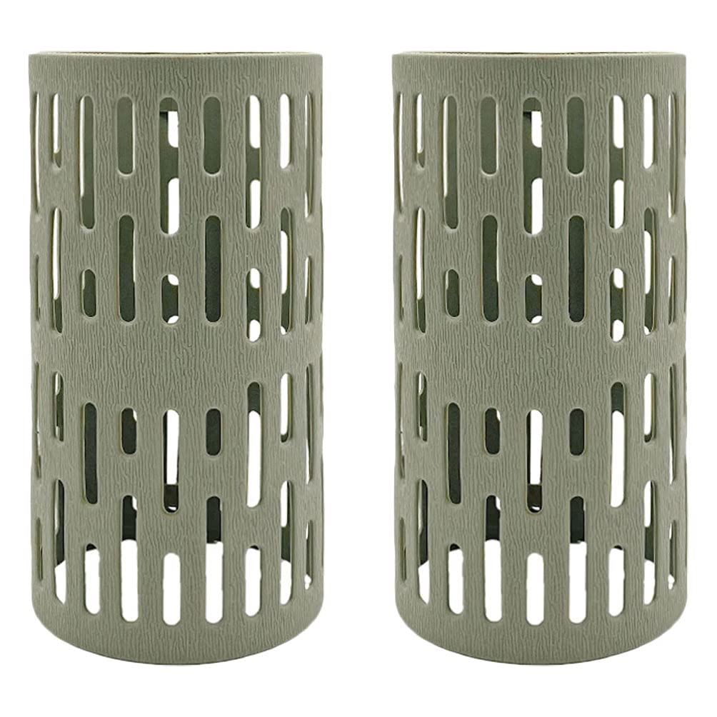 2 Pack Tree Trunk Protectors - Durable Bark Guard Covers for Plants, Lightweight Plastic Plant Growth Shields, Easy to Clean - Ideal for Garden, Landscaping & Outdoor Plant Protection