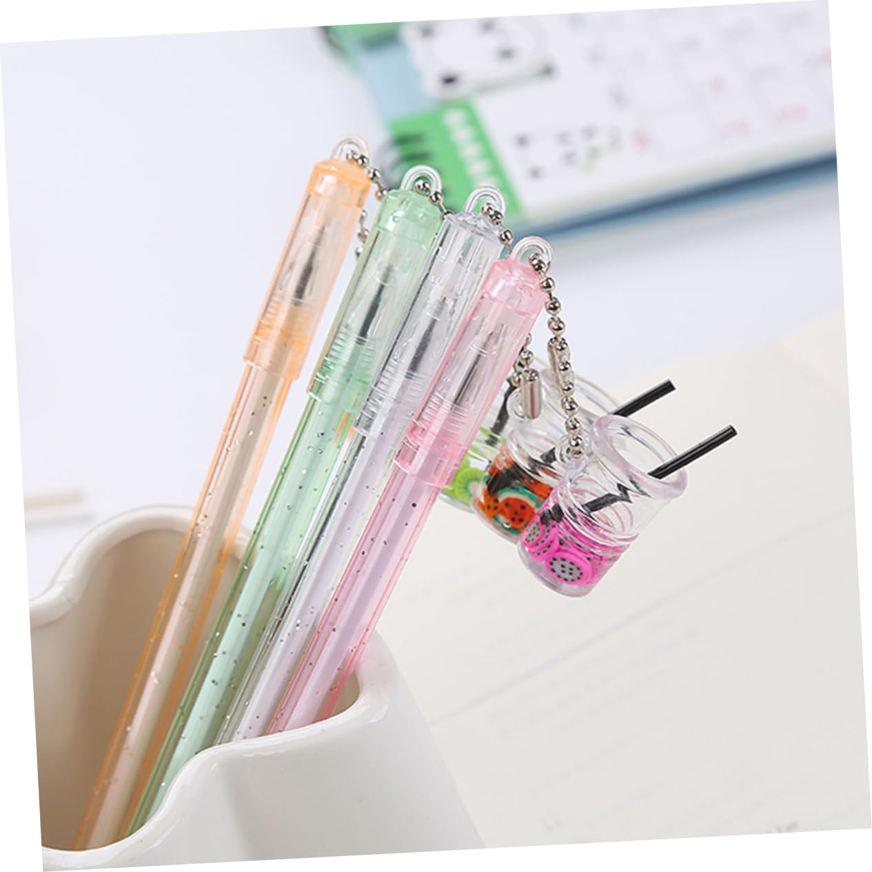 NUOBESTY 30-Pack Signature Ballpoint Pens - Smooth Writing Neutral Color Pens for School, Office & Christmas Gifts - Reusable Everyday Writing Essentials