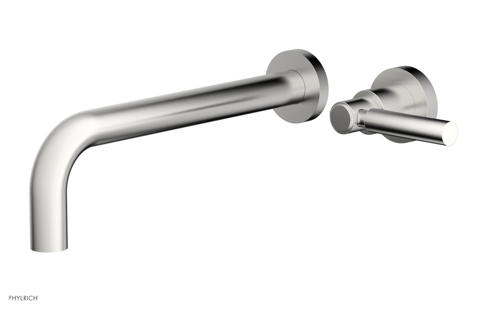D130 16 Single Handle Wall Mount Lavatory Faucet Set with Lever Handle - Perfect for Bathroom Sink, Powder Room, and Guest Bath Installation