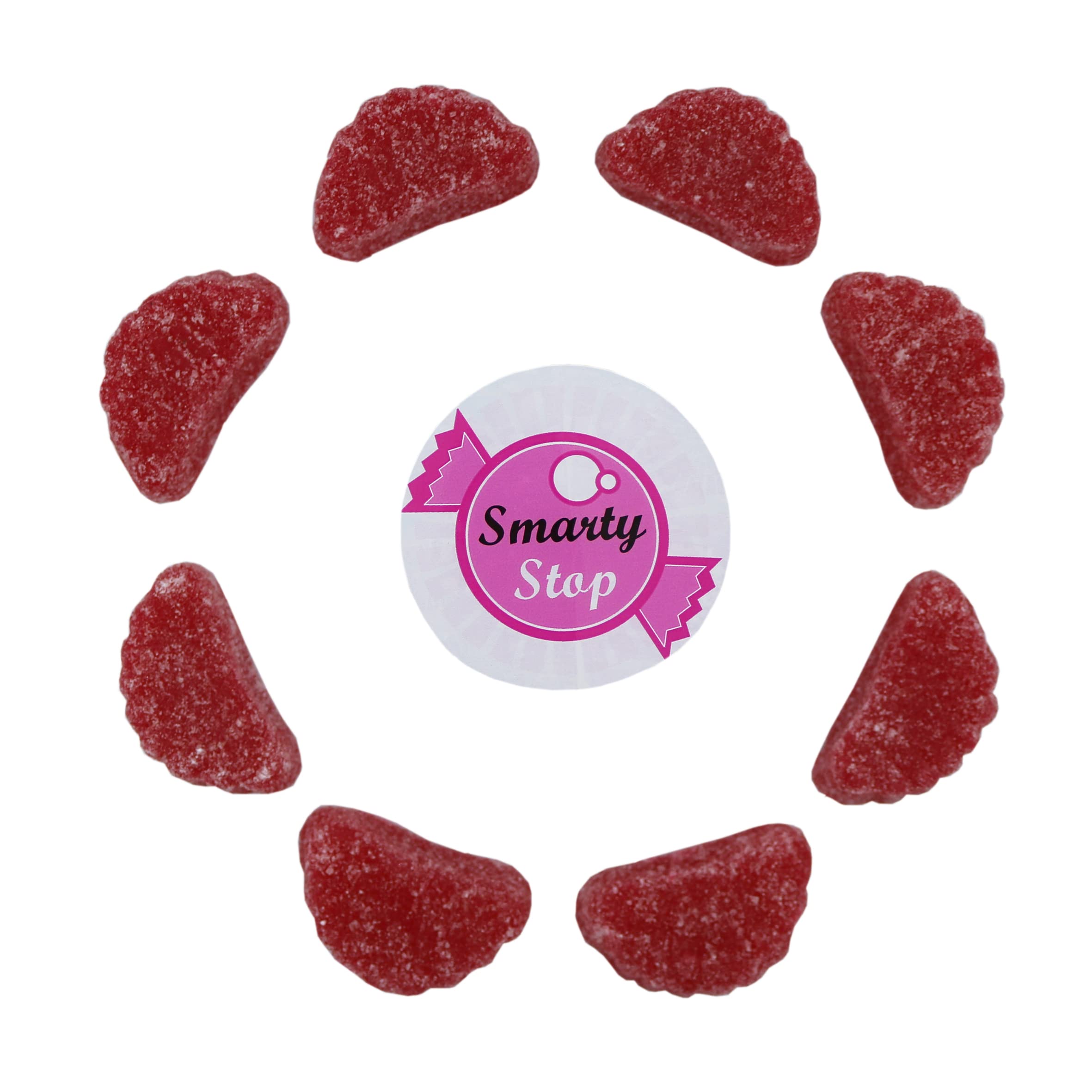 Smarty Stop Red Cherry Slice Wedges Candy - 5 Pound Bulk Bag (Pack of 1) | Sweet & Tangy Cherry Flavored Candy for Parties, Baking, and Snacking