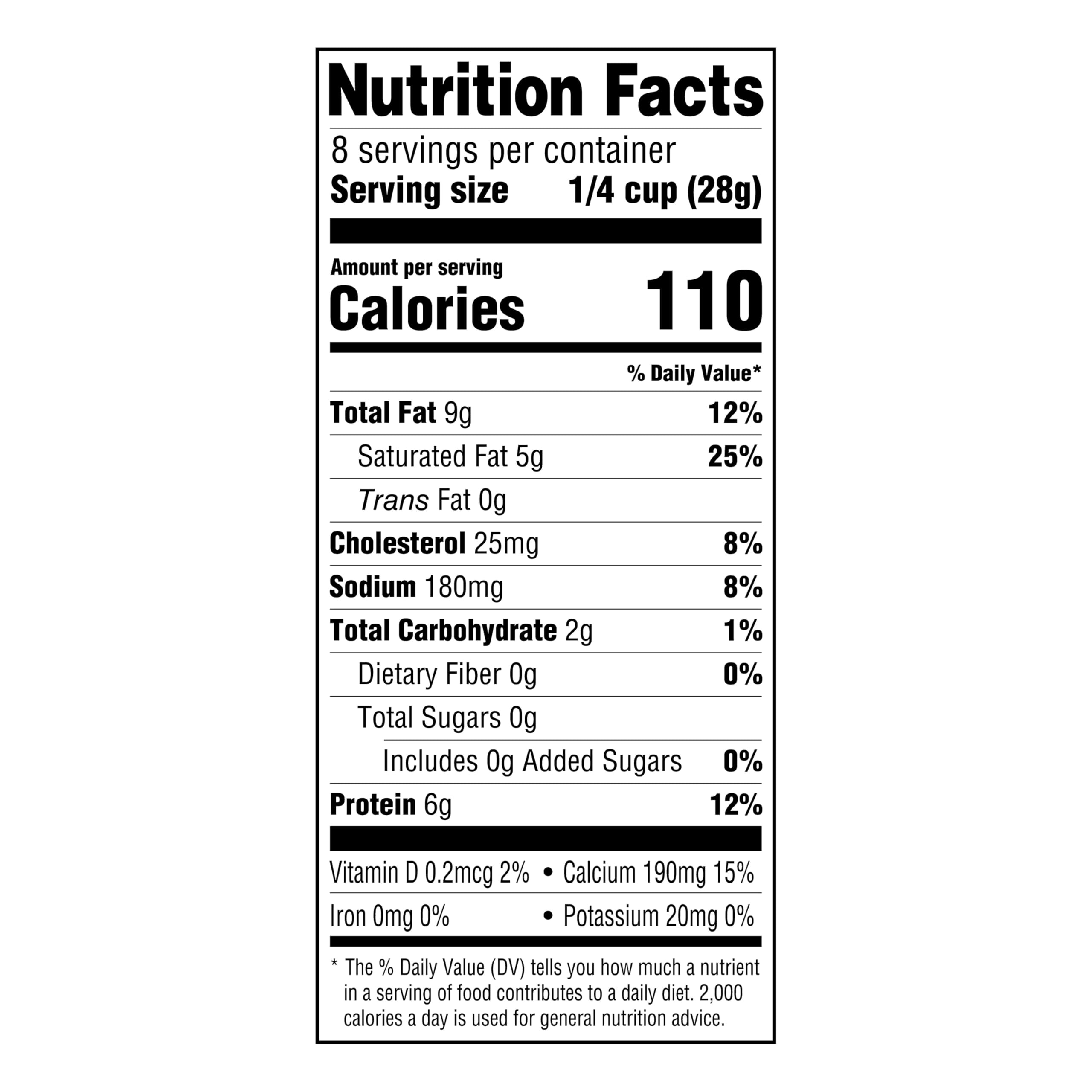 Premium Shredded Sharp Cheddar Cheese - 8 Oz Resealable Bag | High-Quality Amazon Grocery | Perfect for Nachos, Mac & Cheese, Sandwiches & Salads