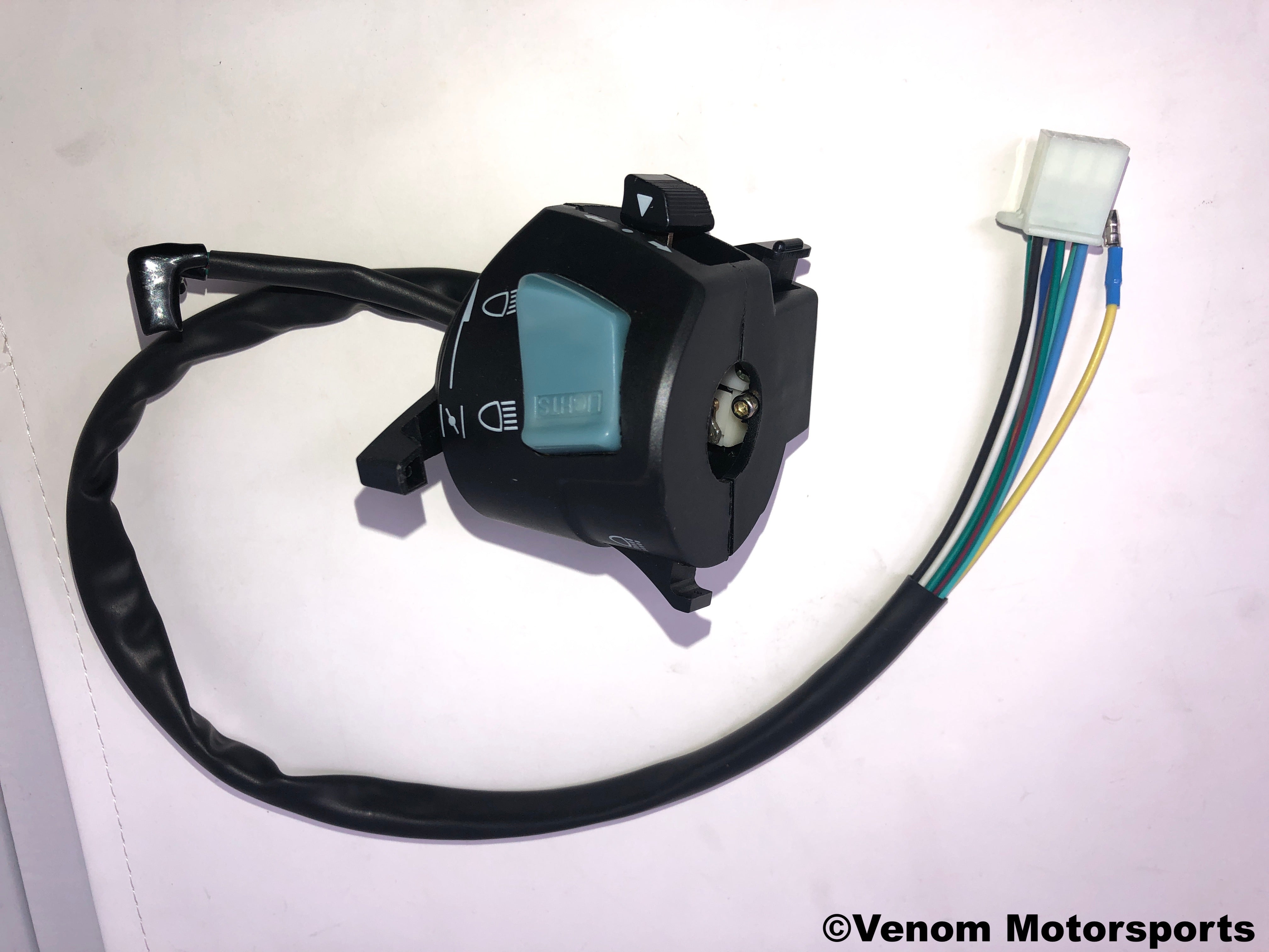 Original Replacement Left Side Control Switch for Venom 50cc Fatboy Scooter - Perfect for DIY Repairs & Maintenance | Compatible with 50cc Gas Scooters