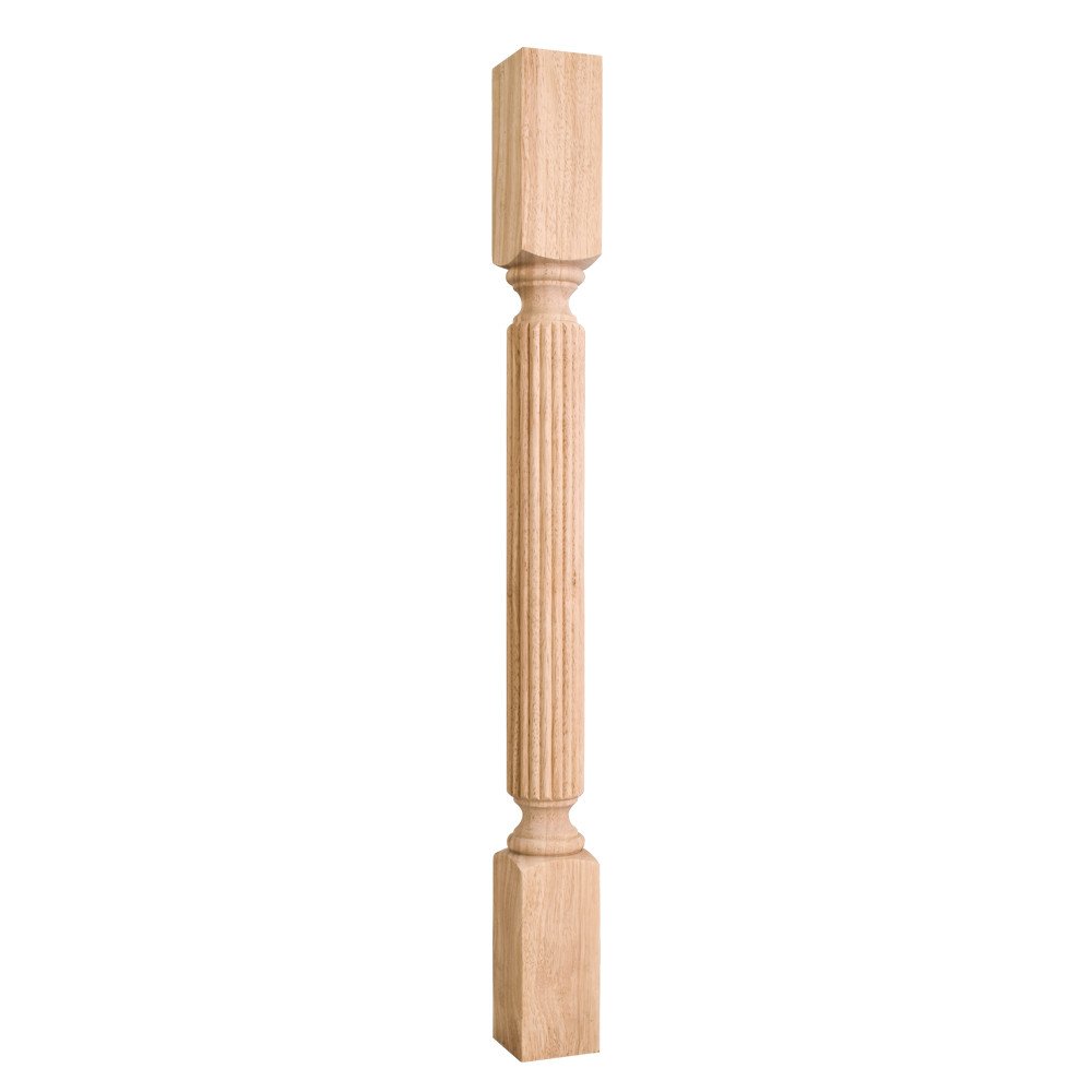 Elegant Reed Pattern Decorative Post - Perfect for Home, Garden, and Outdoor Decor