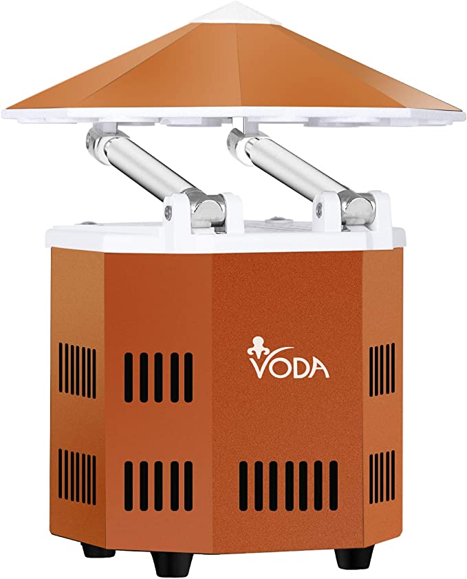 VODA Heat Powered LED Candle Lamp - Adjustable Thermal Lantern for Home Decor, Eco-Friendly Indoor Outdoor Lighting - Perfect for Bedroom, Patio, Camping & Emergency Use