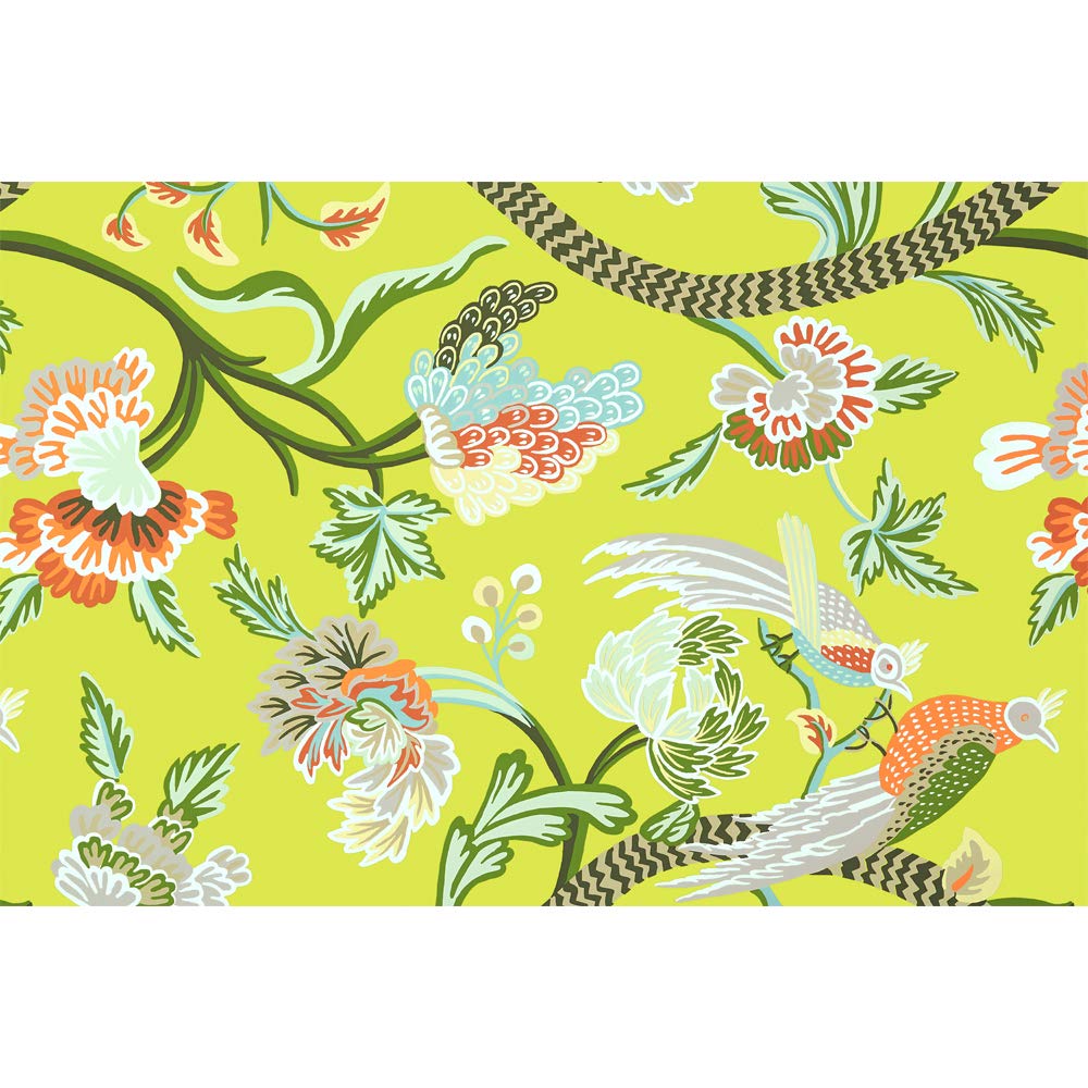 Traditional Flower Pattern Removable Wallpaper - Peel and Stick Wall Murals for Bedroom Decor (100x144 inches) | Perfect for Home Renovation, Nursery, Living Room & Apartment Makeover