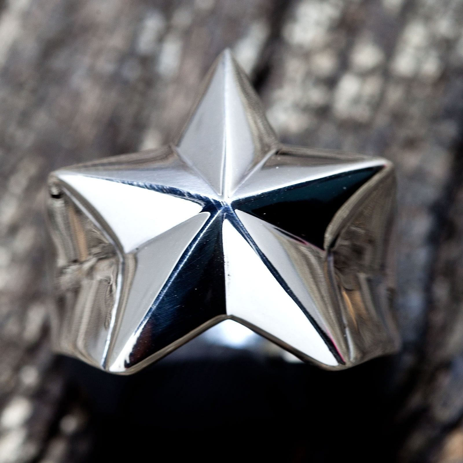 925 Sterling Silver Men's Star Ring - Zodiac Sign Jewelry for Men, Perfect Gift for Birthday, Anniversary & Everyday Wear