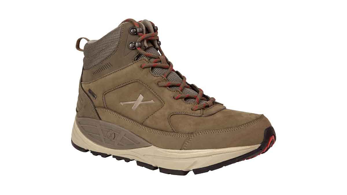 Hyperion II Men's Comfortable Therapeutic Extra Depth Hiking Shoes - Breathable Arch Support for Walking, Running & Outdoor Activities - Mocha Brown