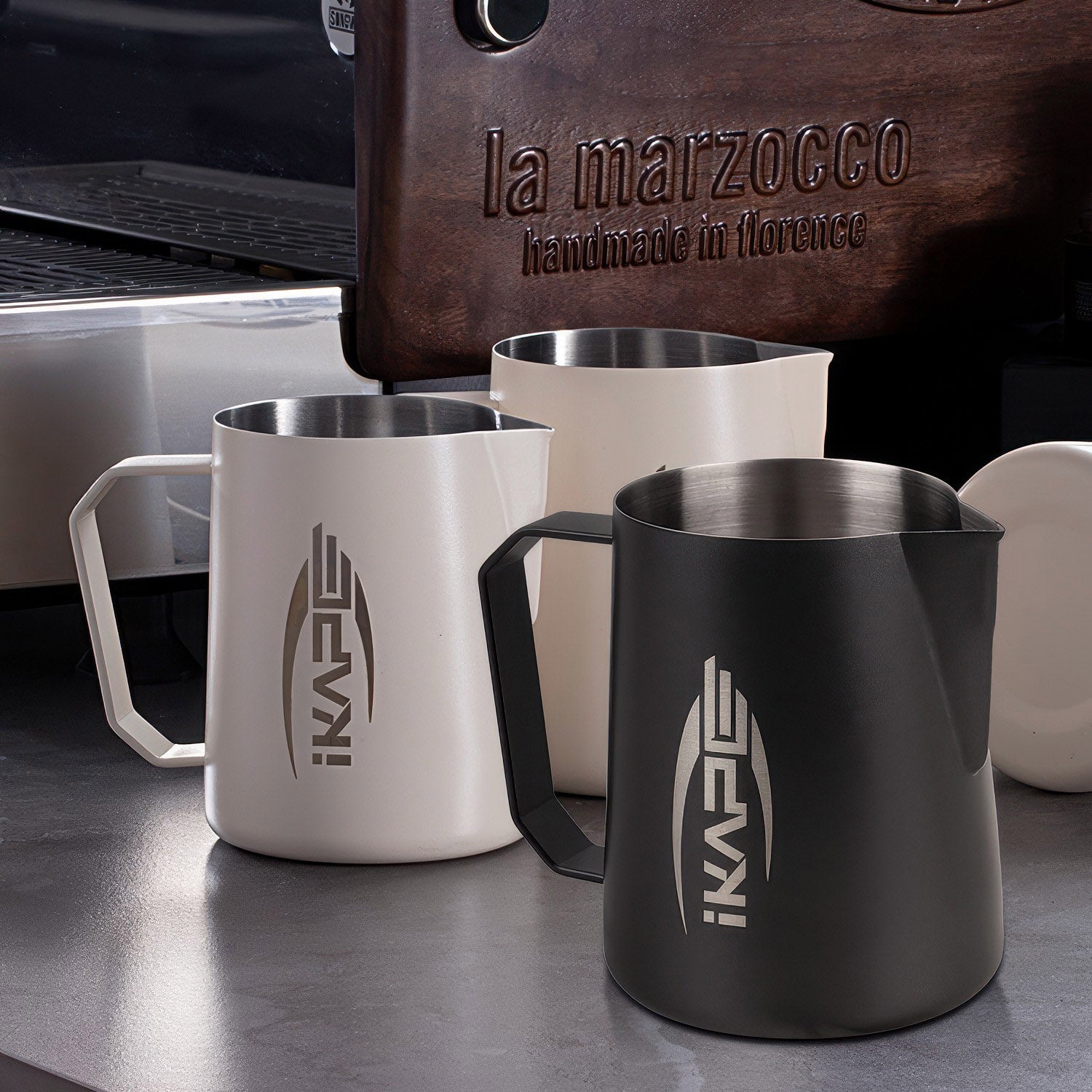 Premium Stainless Steel V1 Milk Frothing Pitcher for Latte, Cappuccino & Hot Chocolate - Barista-Grade Coffee Accessory for Home & Café Use