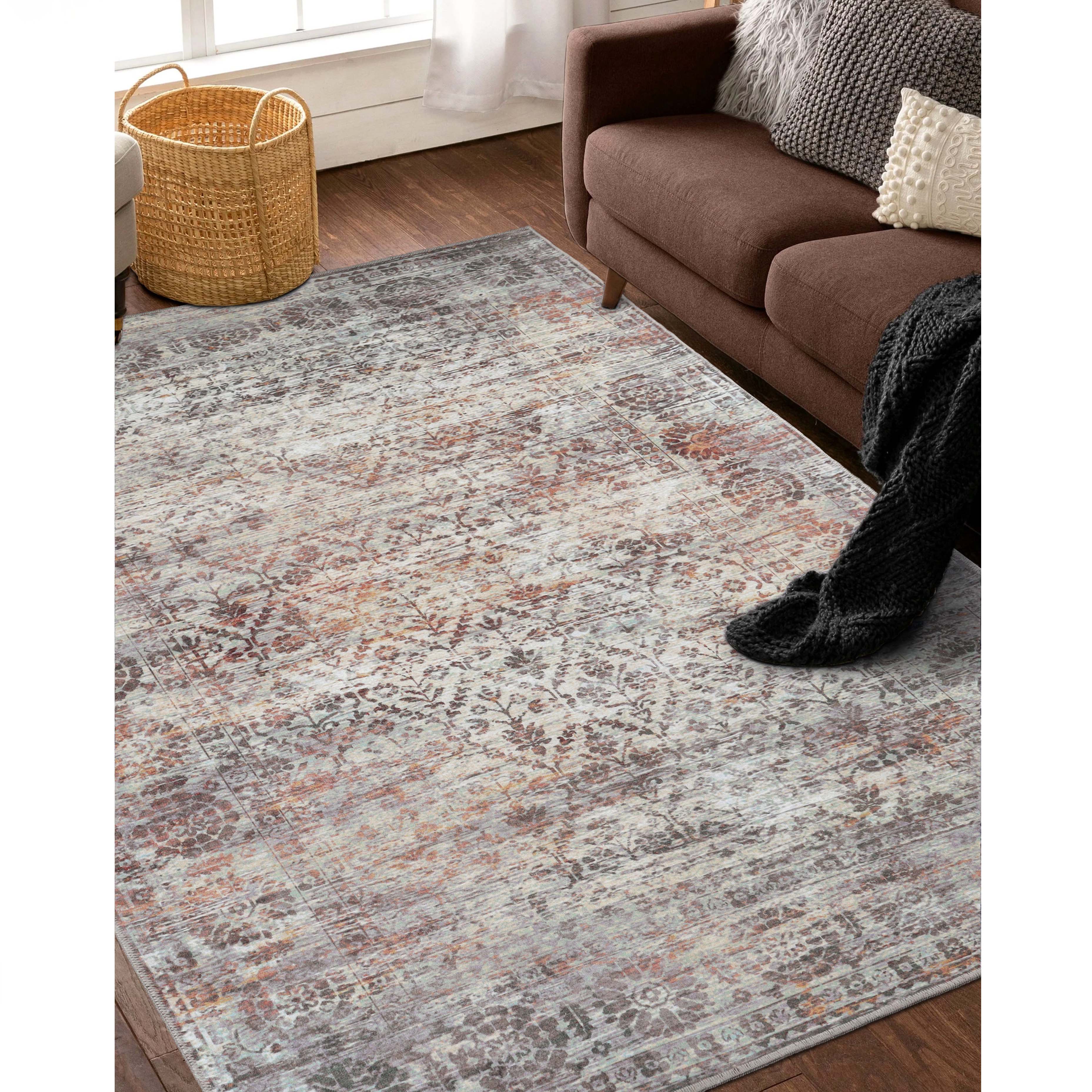 Macaw Lattice Non-Slip Washable Indoor Area Rug - Soft Comfort for Living Room, Bedroom & Hallway Runner
