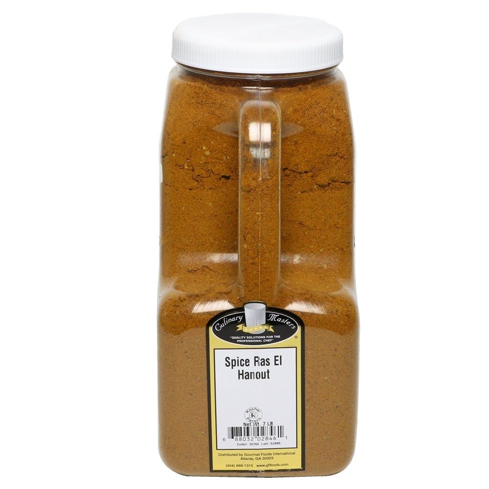 Authentic Ras El Hanout Moroccan Spice Blend - Premium Culinary Grade - Bulk 7lb Jar - Perfect for Tagines, Couscous & Middle Eastern Cooking