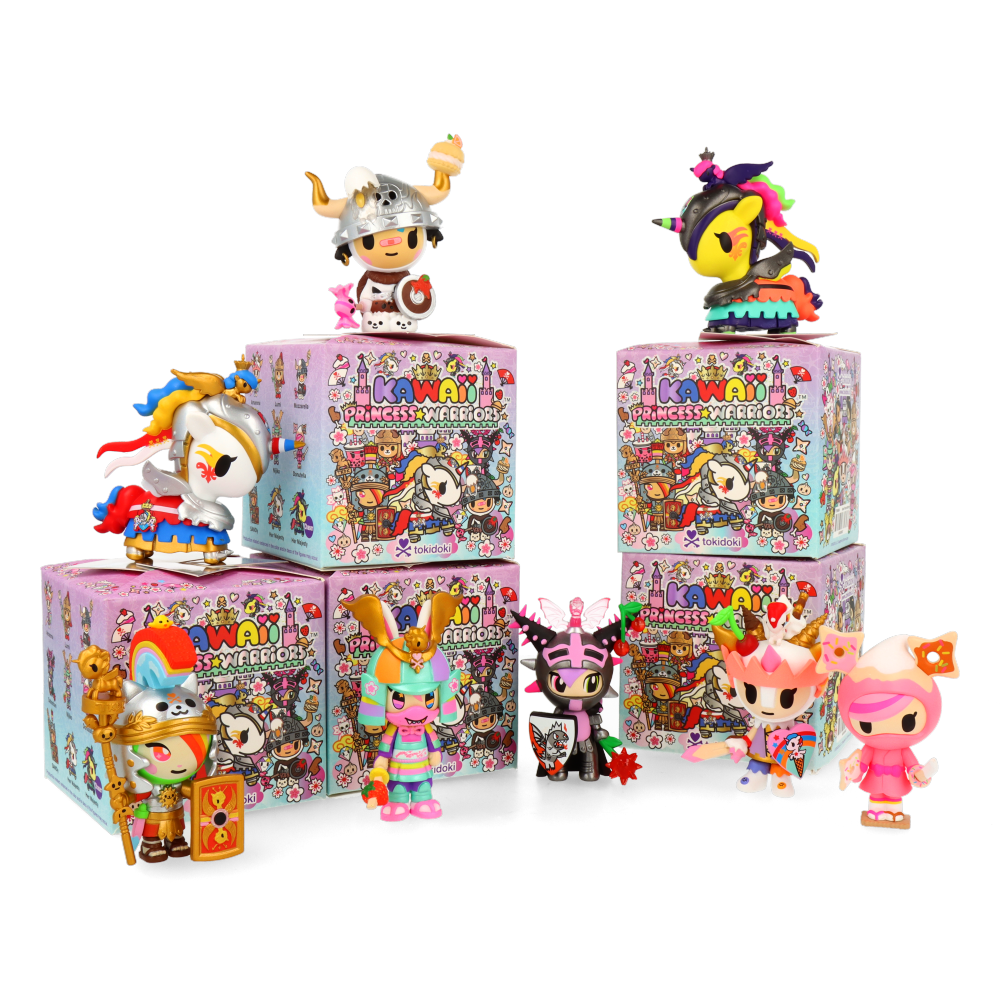Kawaii Princess Warriors Tokidoki - Cute Anime Action Figures for Collectors | Perfect for Display, Gifts & Cosplay