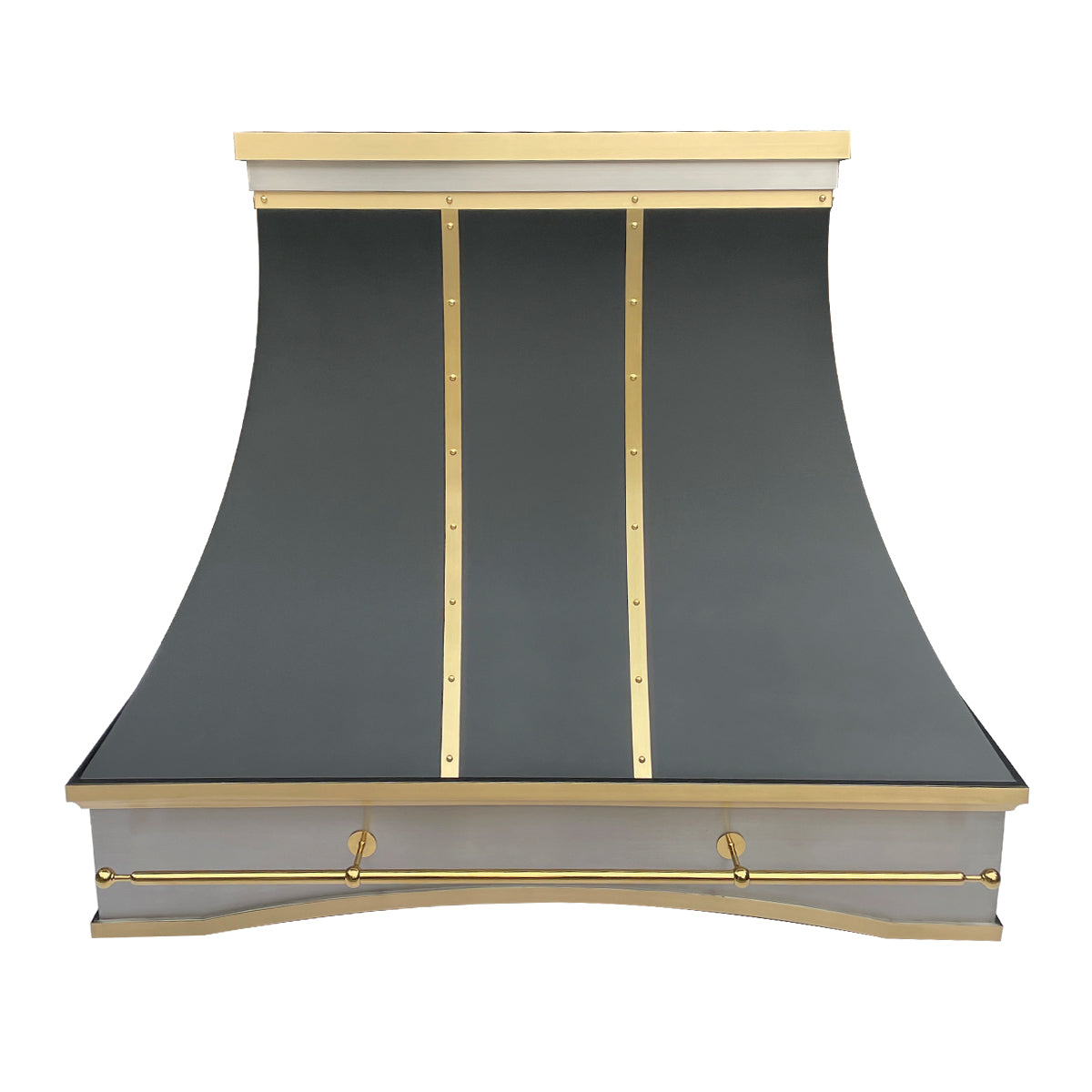 Premium Custom Stainless Steel Range Hood with Arched Apron - Professional H7 AR Model for Lindsey | Commercial & Residential Kitchen Ventilation Solution
