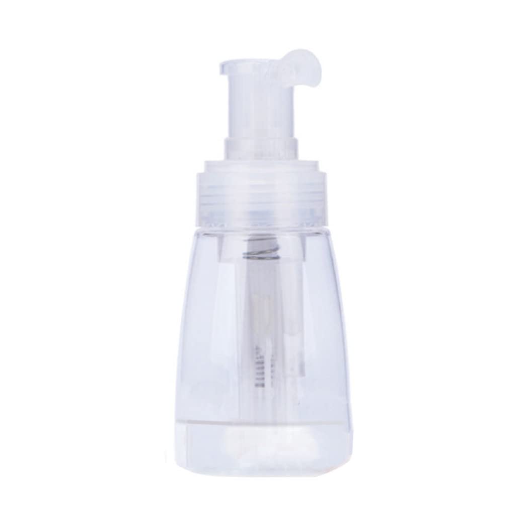 Refillable Transparent Plastic Powder Spray Bottle with Locking Nozzle - Fine Mist Cosmetic Dispenser for Loose Powder, Makeup & Travel - Perfect for On-the-Go Touchups & Professional Makeup Application