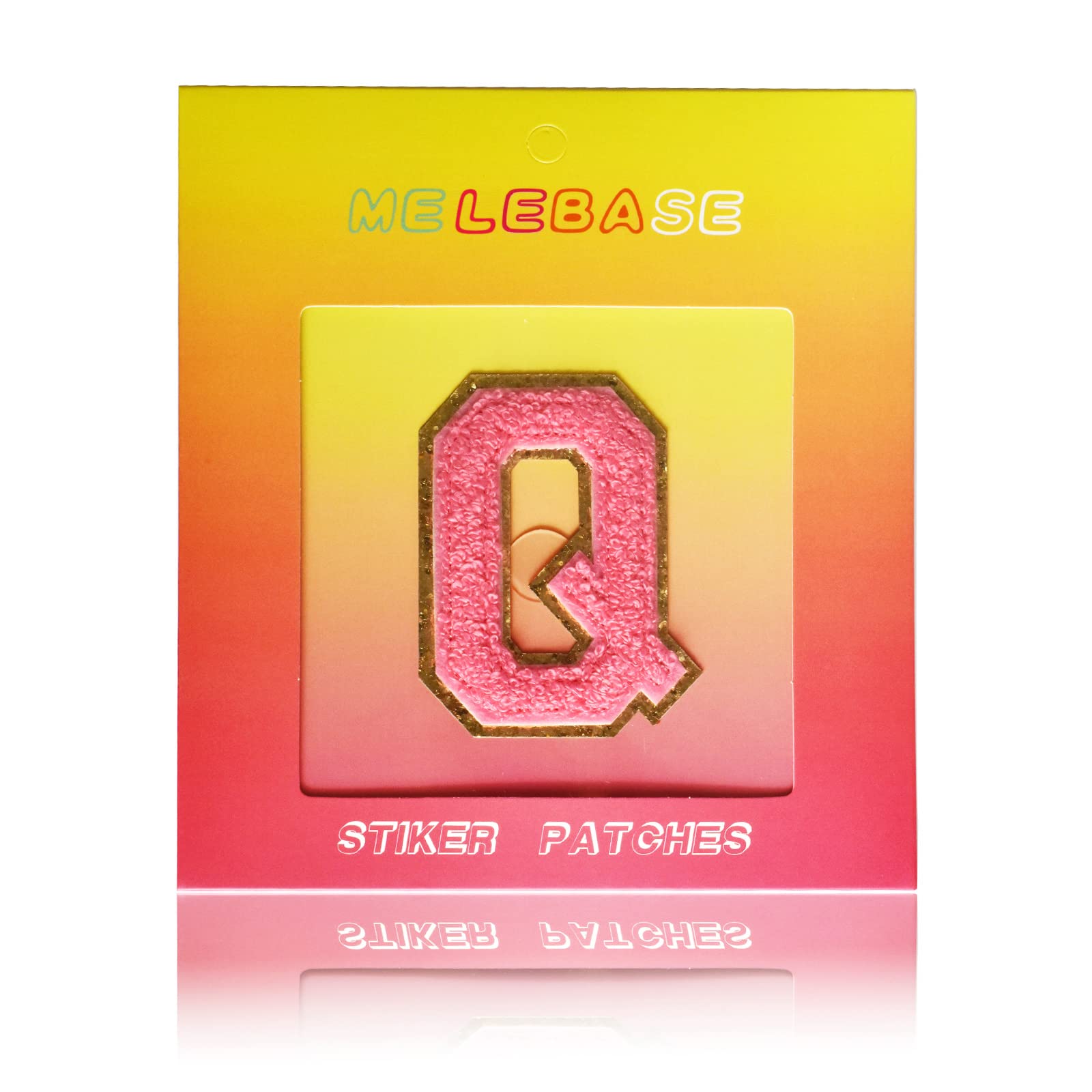 Self-Adhesive Iron-On Letter Patches - 1 PC Preppy Alphabet Patch for Clothing, DIY & Varsity Jackets - Stick-On Letter Stickers for Customization, School Spirit & Fashion Upgrades - Perfect for Denim, Backpacks & Personalized Gifts