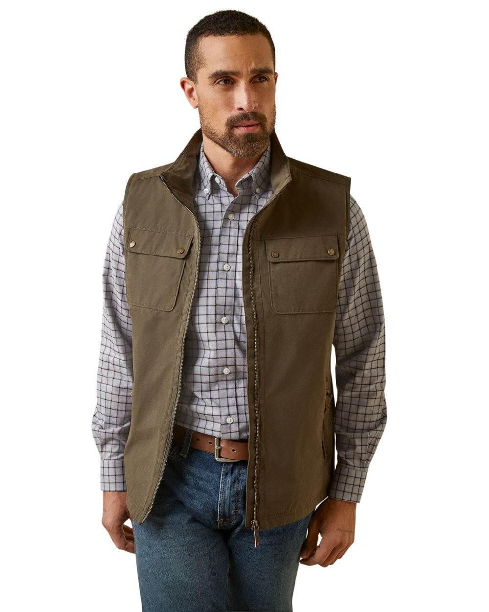 Ariat Men's Argentium Insulated Vest - Lightweight Warm Quilted Jacket for Outdoor Work, Hunting & Casual Wear
