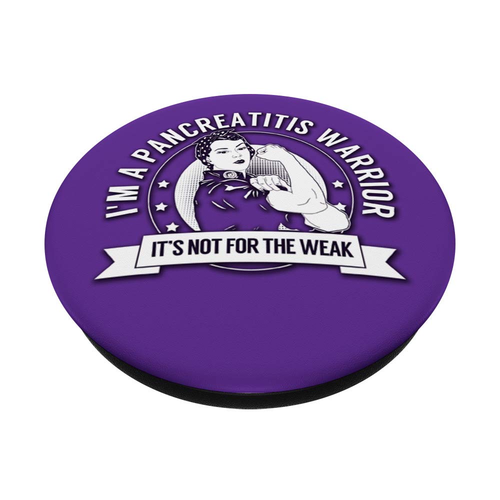 Pancreatitis Warrior PopSockets - Phone Grip & Stand for iPhone, Samsung, Tablets | Support Awareness & Show Solidarity | Perfect for Daily Use, Travel, and Work