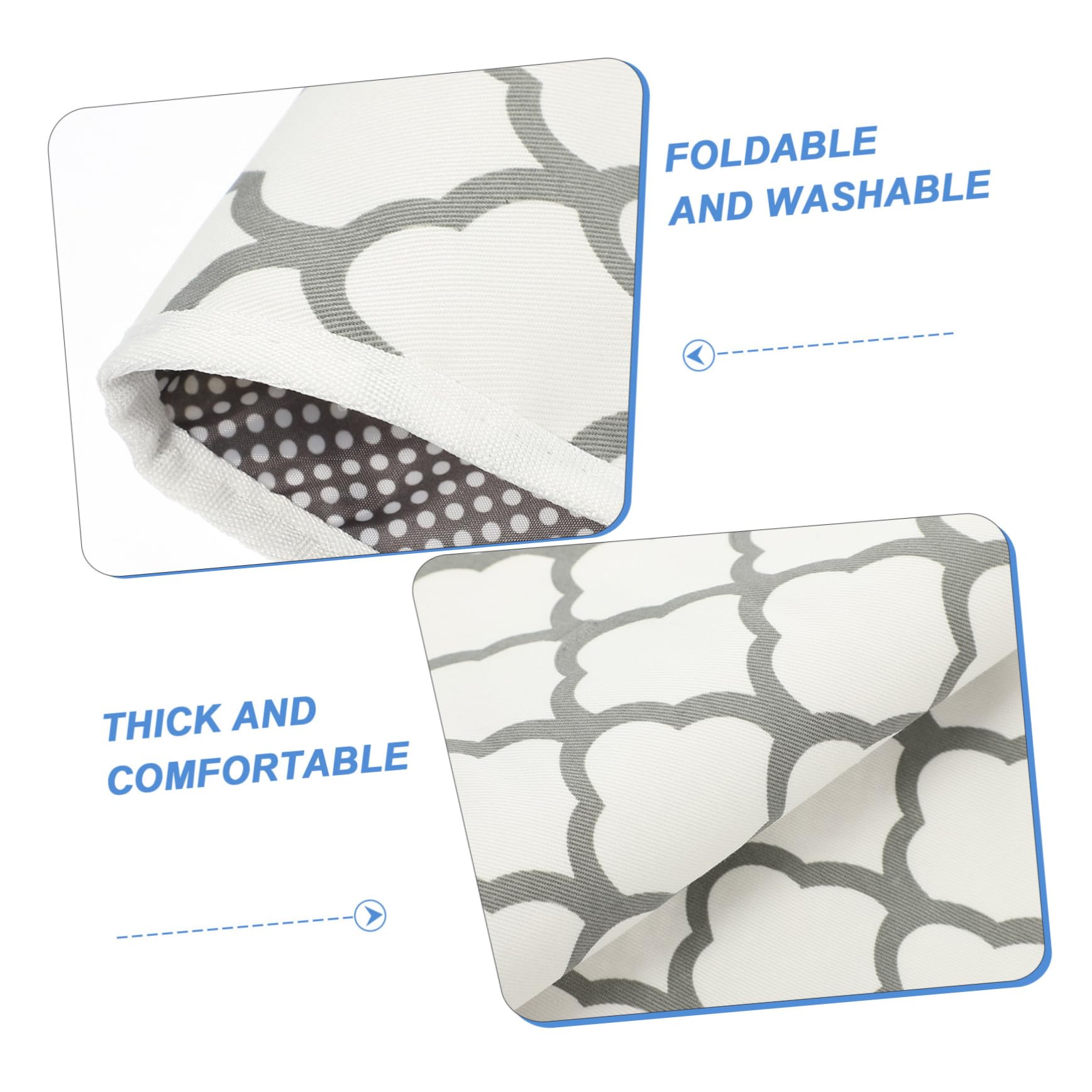 Wakauto 5-Pack Portable Baby Changing Mat - Waterproof TPU Diaper Changing Pad for Travel, Nursery & On-the-Go Parents | Compact, Hygienic & Easy to Clean