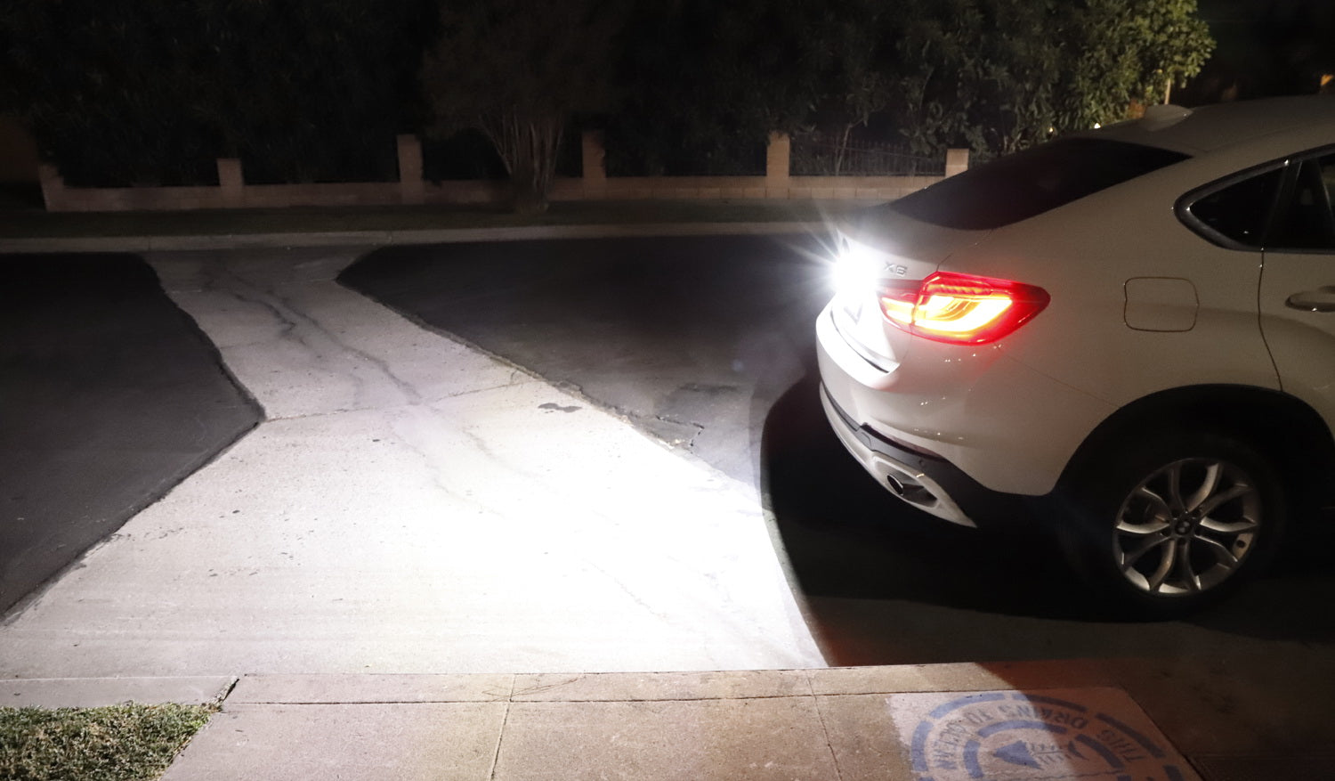 12 57 SMD LED License Plate Frame Mount Backup Reverse Light Bar Kit - Ultra Bright Reverse Lights for Trucks, SUVs, Cars - Perfect for Night Driving, Parking & Off-Road Adventures