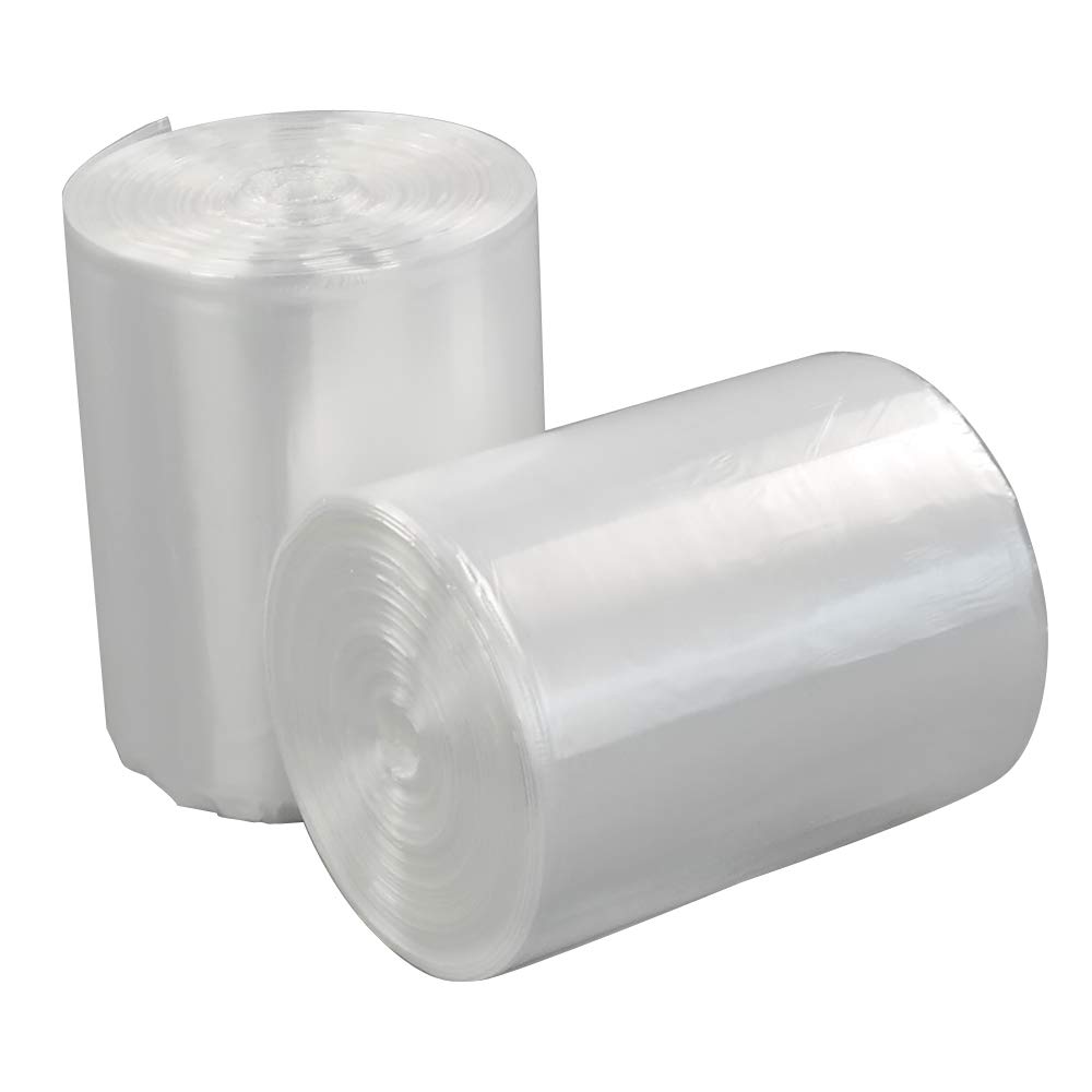 8 Gallon Clear Trash Bags - 110 Count Medium Garbage Bags for Kitchen, Bathroom & Office Waste Disposal | Durable & Leak-Proof