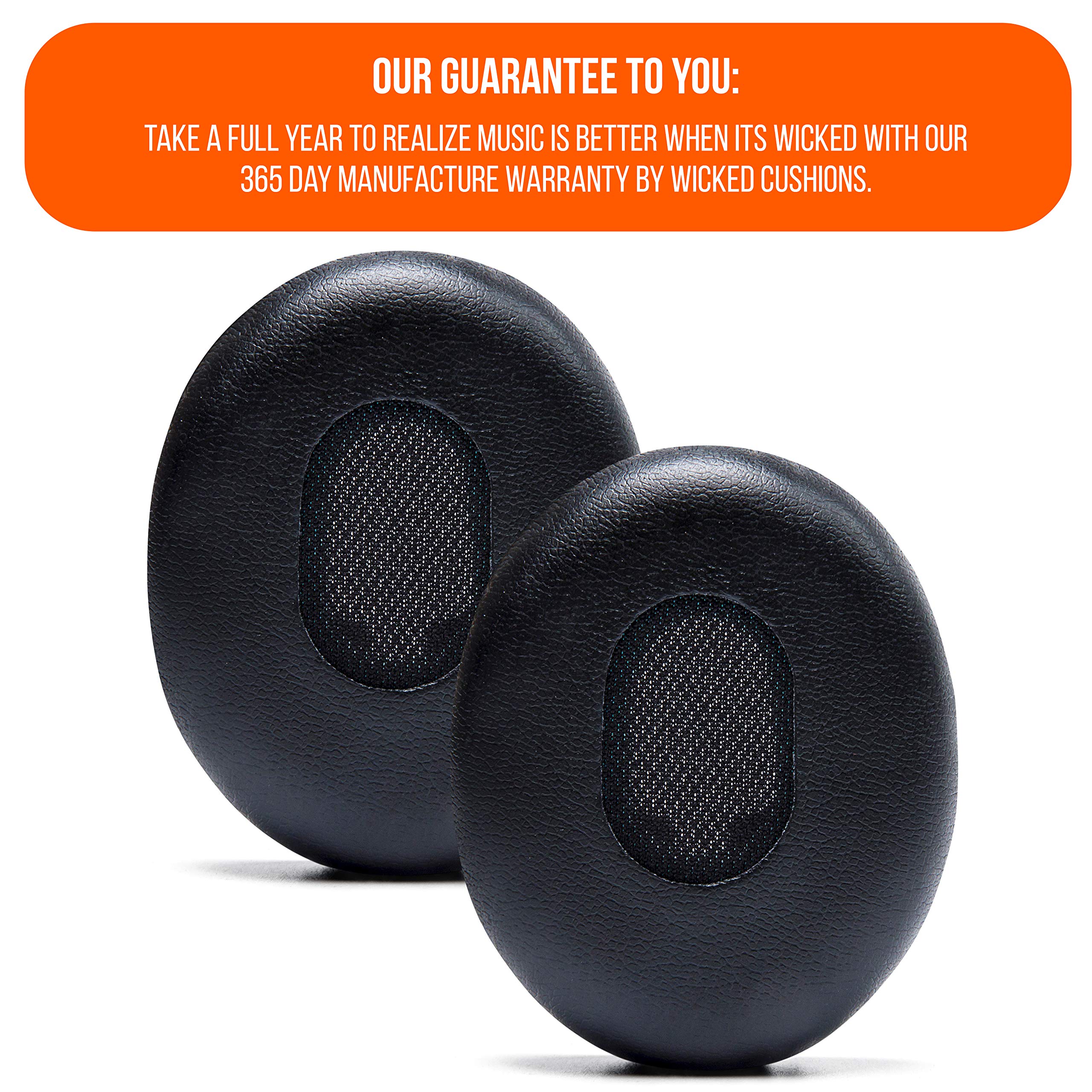 Premium Replacement Ear Cushions for Bose QuietComfort 3 Headphones - Ultra Soft Memory Foam, Durable Leather, Enhanced Comfort - Compatible with Bose QC3 On-Ear Headphones (Black) - Perfect for Travel, Work & Noise Isolation