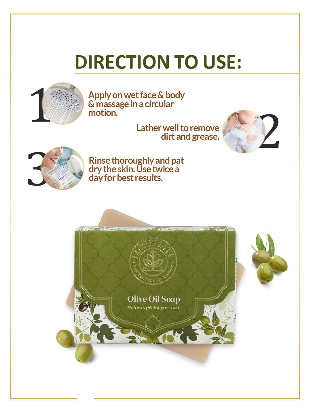 Premium Organic Soap Gift Set - Aloe Vera, Basil, Charcoal & Green Tea (4-Pack, 125g Each) | Handmade Natural Soap Bars for Skin Care, Spa & Luxury Bathing | Vegan, Cruelty-Free & Chemical-Free
