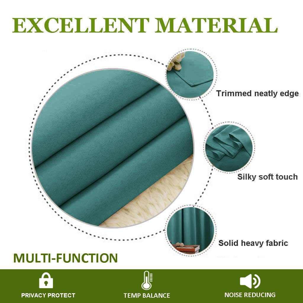 Blackout Double Pinch Pleated Extra Wide Curtains 84x84 Inches - Olive Green Solid Thermal Insulated Drapes for Living Room, Bedroom & Patio Sliding Door - Noise Reducing & Light Blocking Window Treatments for Home Decor