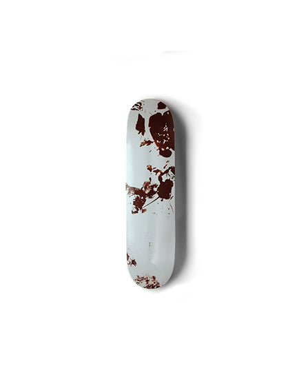Christopher Wool x Supreme NYC Brown Skate Deck - Limited Edition Collectible for Skateboarding & Urban Art Display