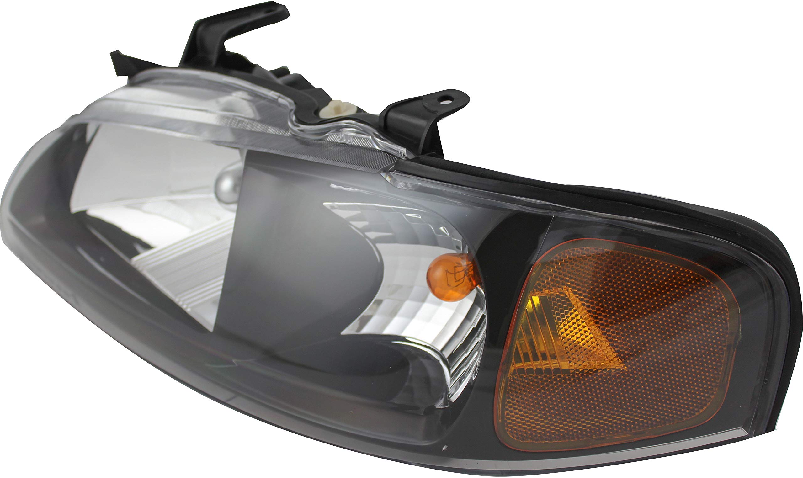 Nissan Sentra Headlights Lamps Set (2002-2003) - Halogen Black Trim for Driver & Passenger Side - Perfect for Night Driving & Car Upgrades