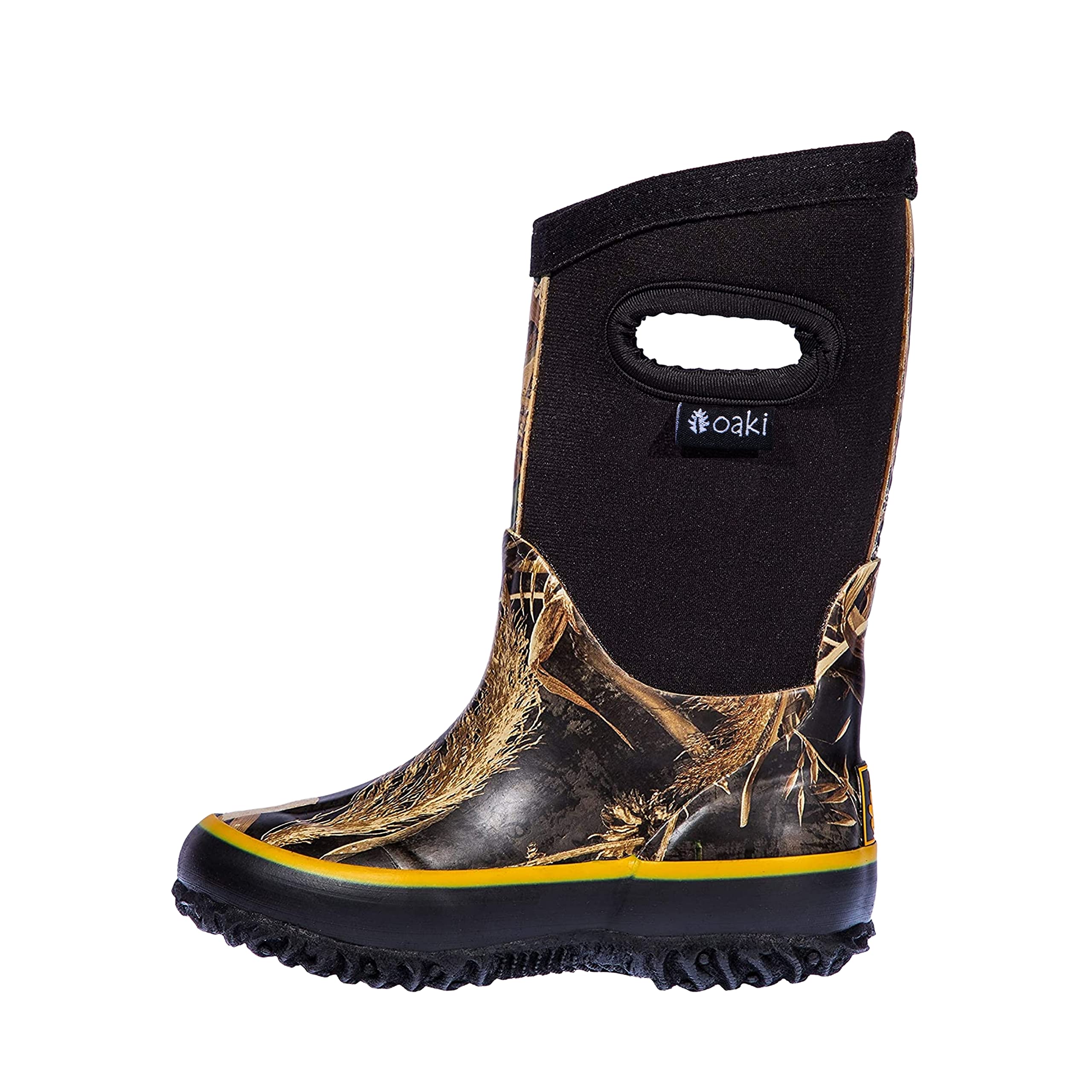 OAKI Kids Neoprene Waterproof Rain Boots, Snow Boots & Muck Boots - Warm Winter & Rainy Day Outdoor Play for Boys & Girls