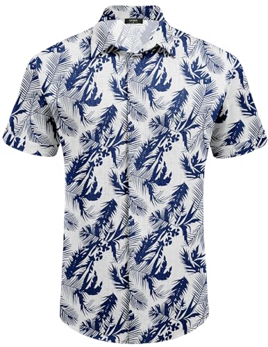 P-white Blue Floral