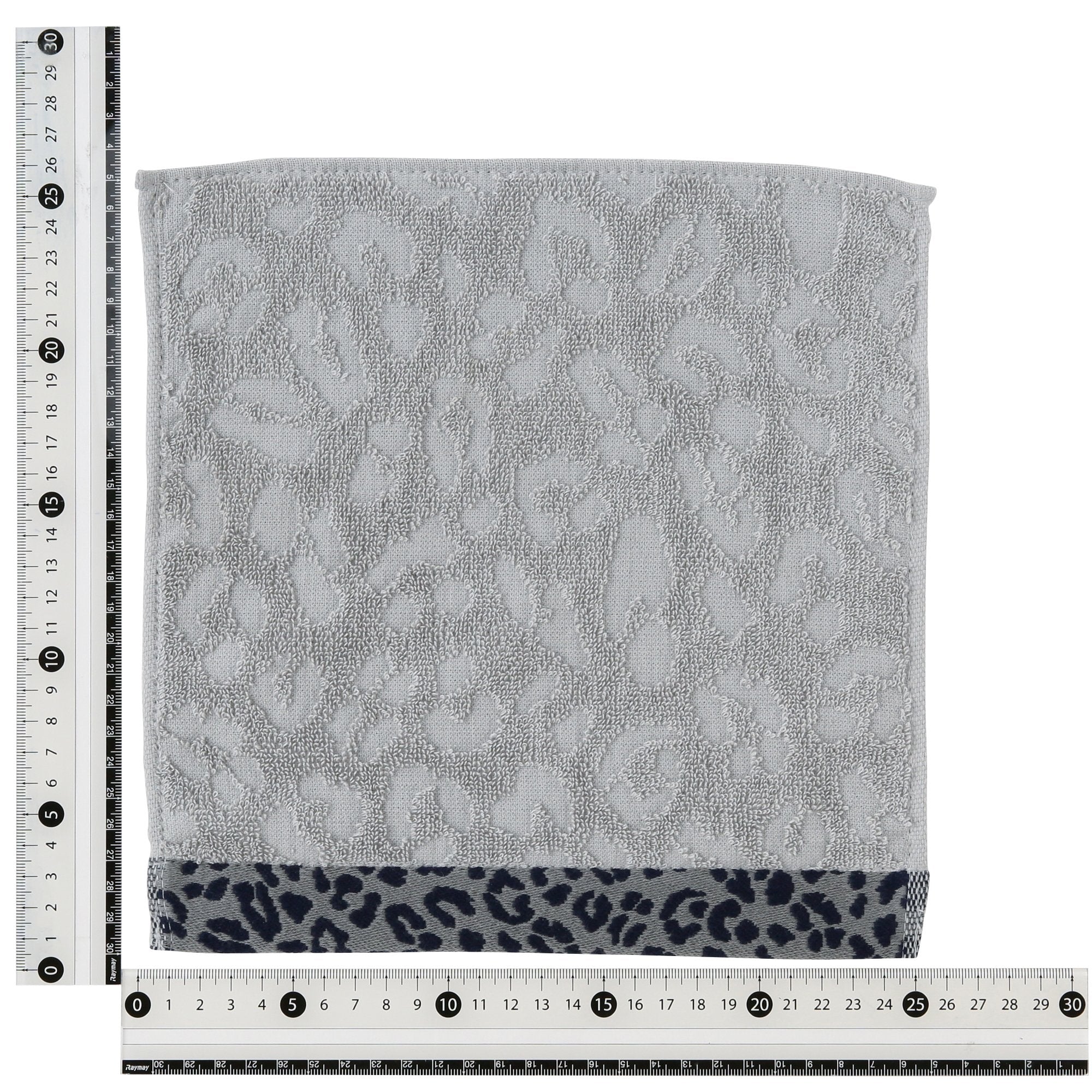 Antibacterial Deodorant Handkerchief - Leopard Print Gray - Perfect for Travel, Gym & Outdoor Activities