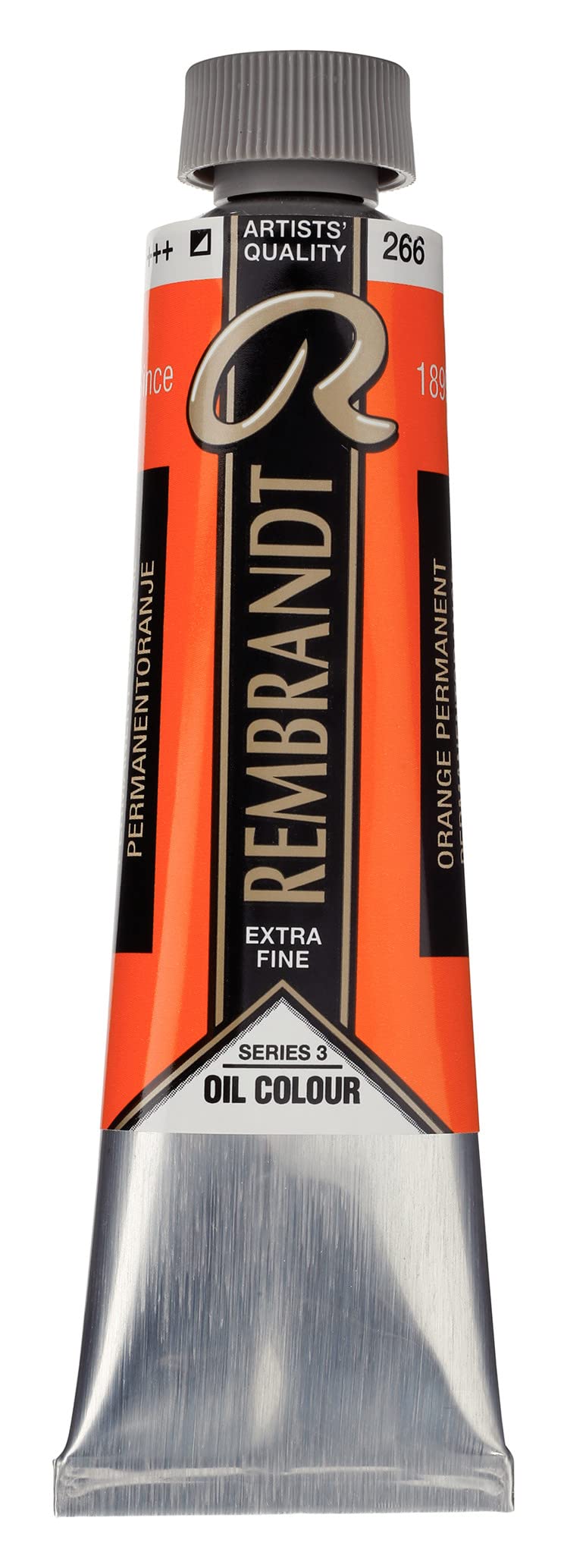 Royal Talens Rembrandt Professional Artists' Oil Paint - 40ml Tube, Permanent Orange (01052662) - Perfect for Canvas Painting, Portrait Art & Fine Art Creations