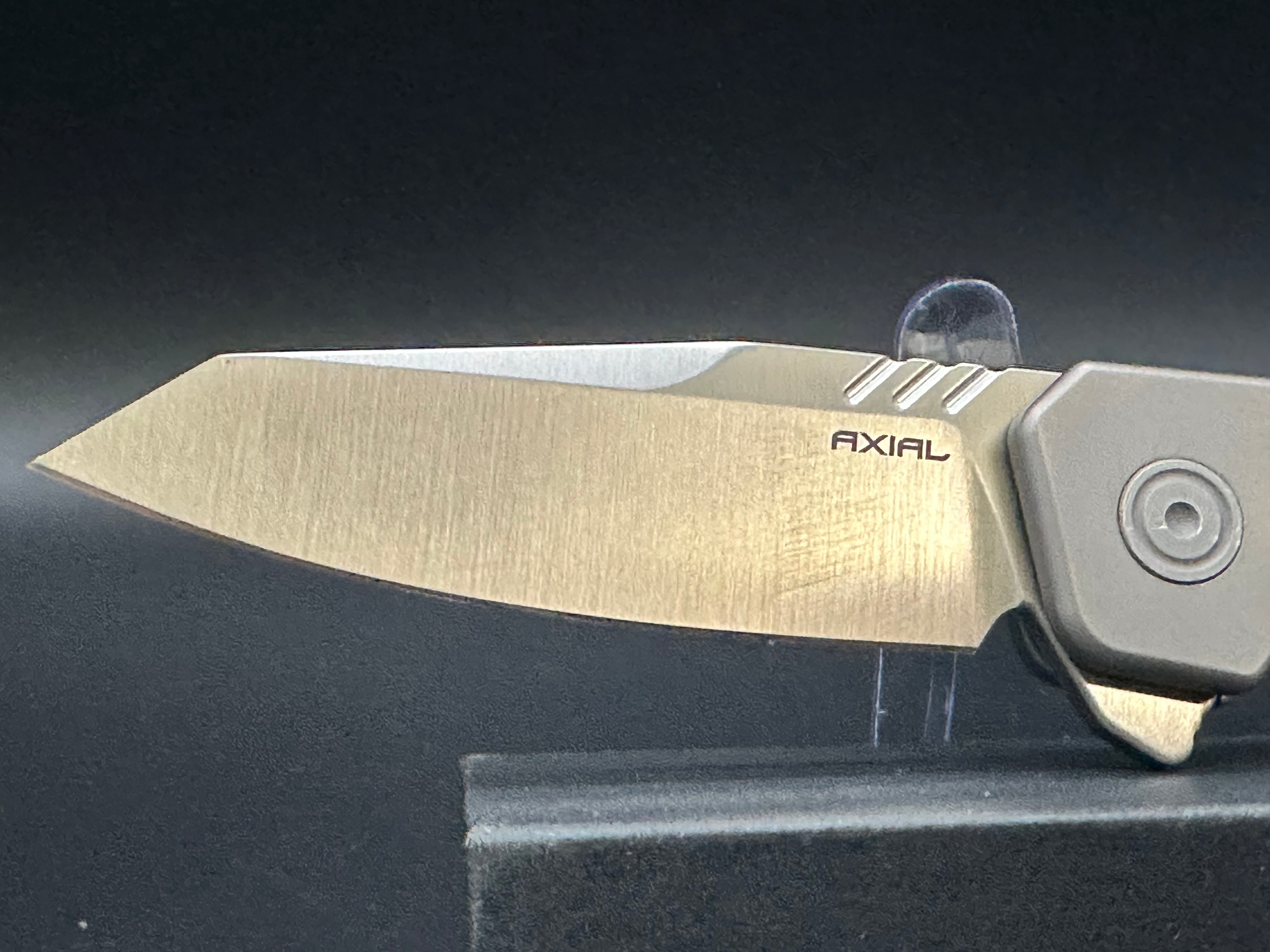 Premium Axial Enzi Frame Lock Flipper Knife - Tactical EDC Pocket Knife with Smooth One-Hand Opening - Perfect for Outdoor Camping, Hiking & Everyday Carry