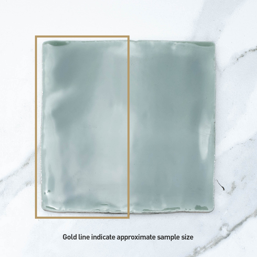 Manhattan Verde Militare 100x100 Gloss Subway Tile - Premium Ceramic Wall & Backsplash Tiles for Kitchen, Bathroom, and Shower Renovation