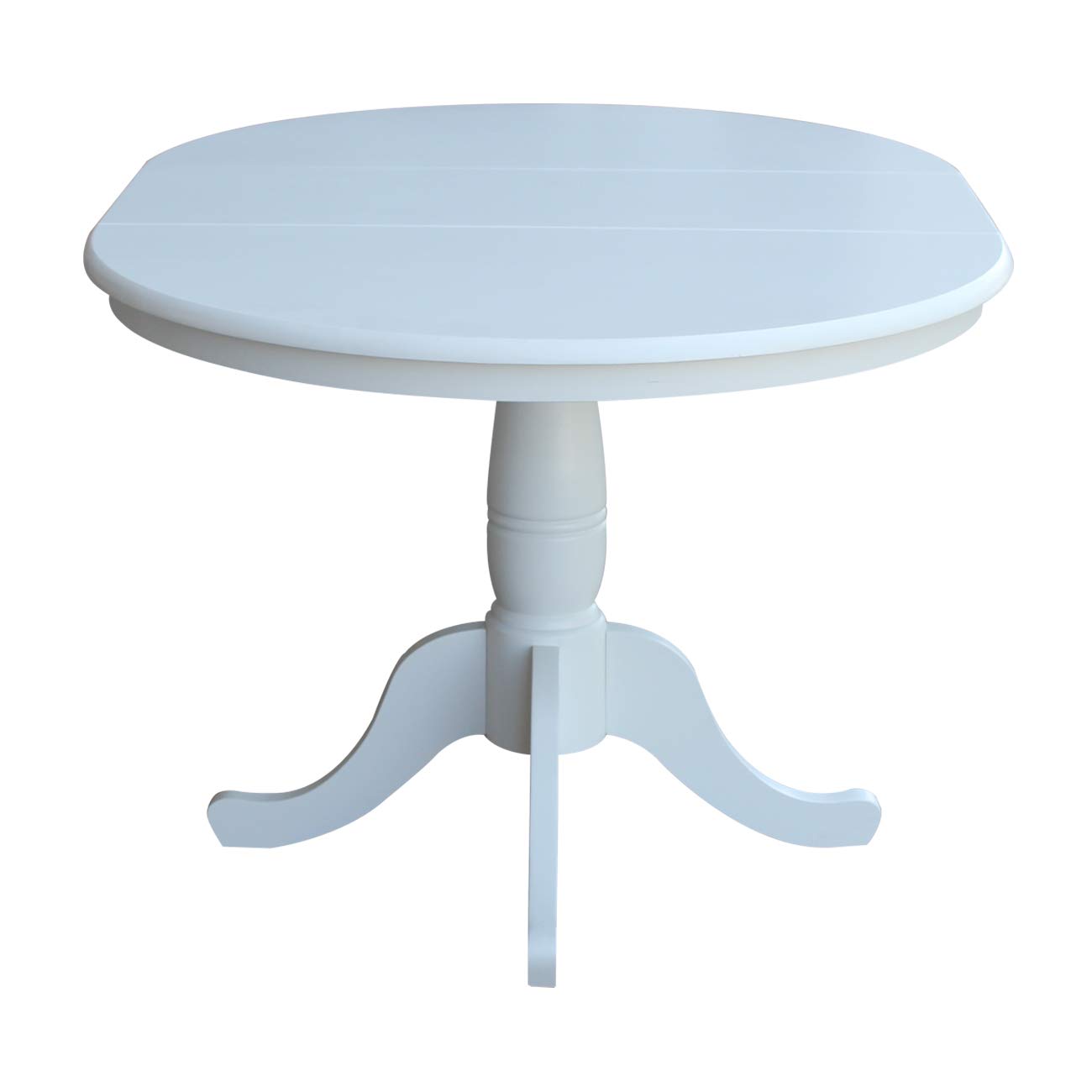International Concepts White Dining Table - Modern Kitchen & Dining Room Furniture for Home Decor