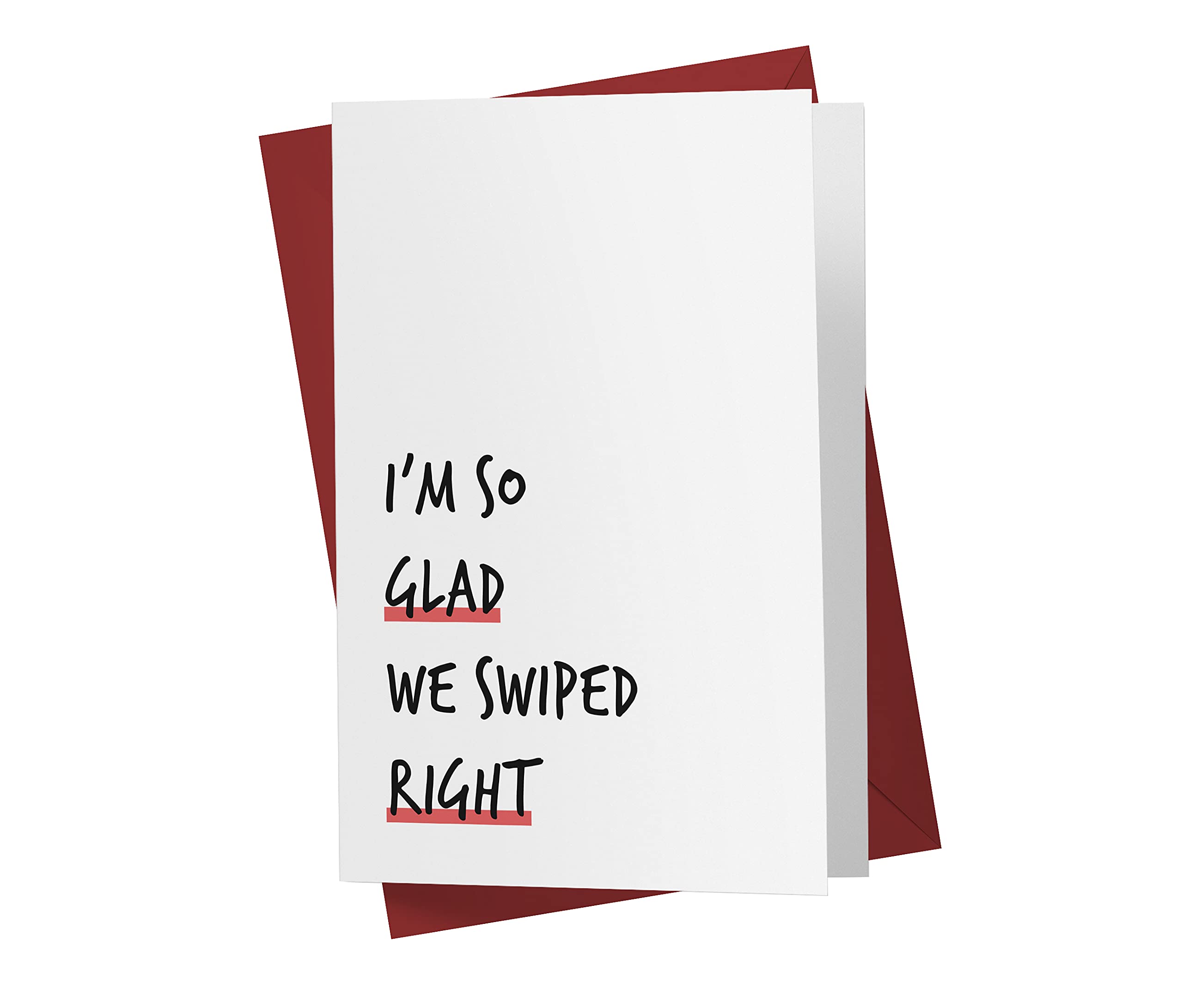 Sweet Birthday Card for Husband, Wife, Boyfriend, Girlfriend - Large 5.5x8.5 Inch Greeting Card - Romantic Anniversary & Valentine's Day Gift - Perfect for Couples, Partners & Loved Ones