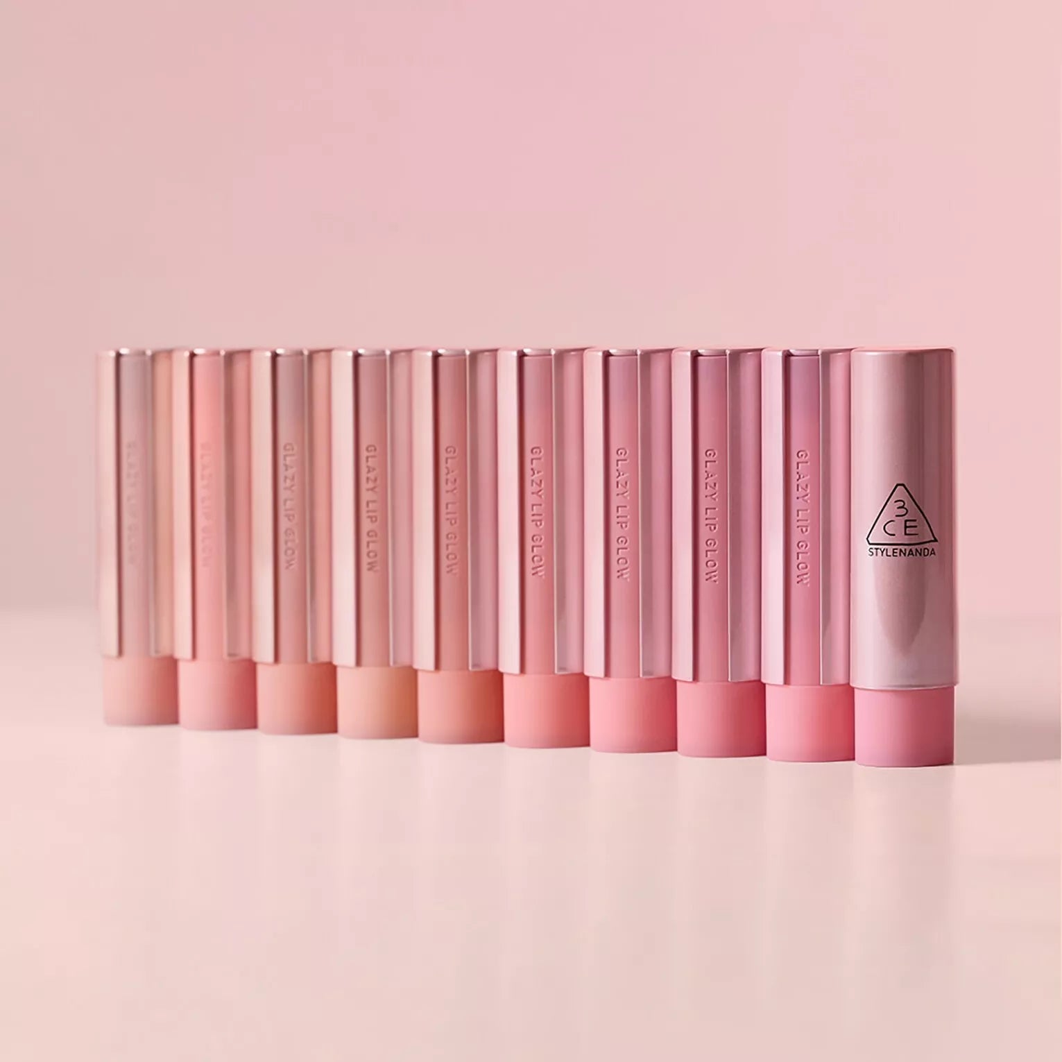 3CE Glaze Lip Glow - 9 Vibrant Colors, 3.2g Moisturizing Lip Gloss for Shiny Lips | Perfect for Daily Wear, Date Night & Makeup Looks