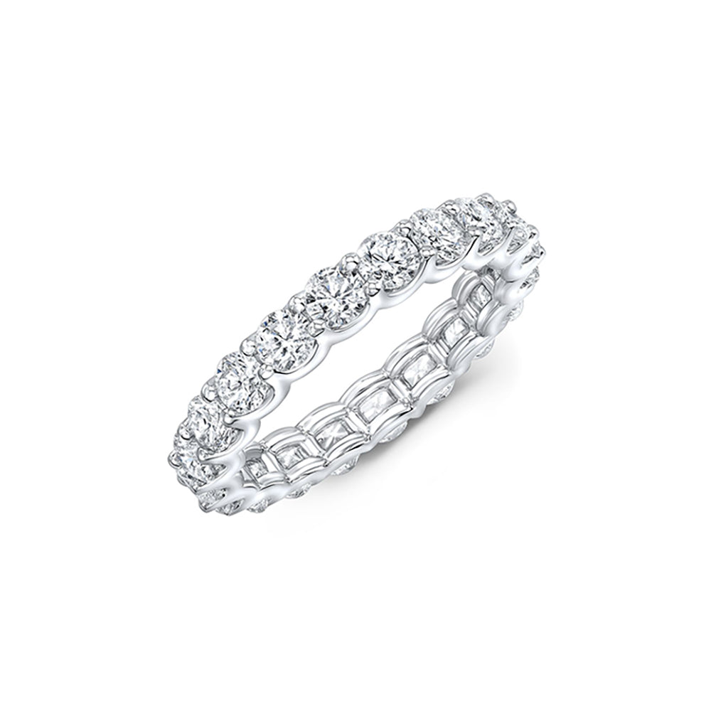 2 Carat (2ctw) Lab Grown Diamond 14K Gold Eternity Wedding Band Ring for Women - Perfect for Anniversary, Engagement & Bridal Jewelry Gifts