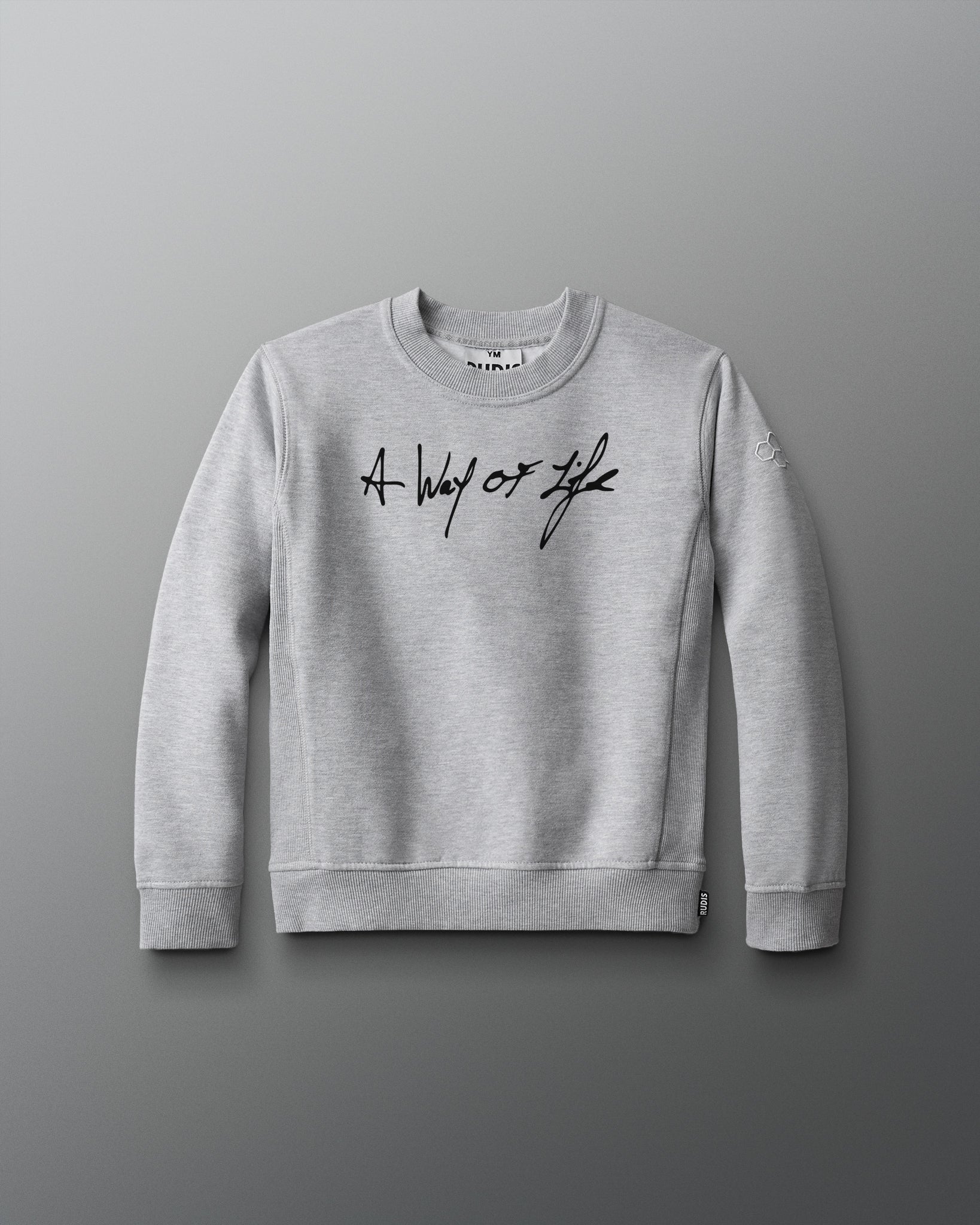 Scripted Motto Youth Crewneck Sweatshirt - Trendy & Comfortable Pullover for Teens - Perfect for School, Casual Outfits & Streetwear Fashion