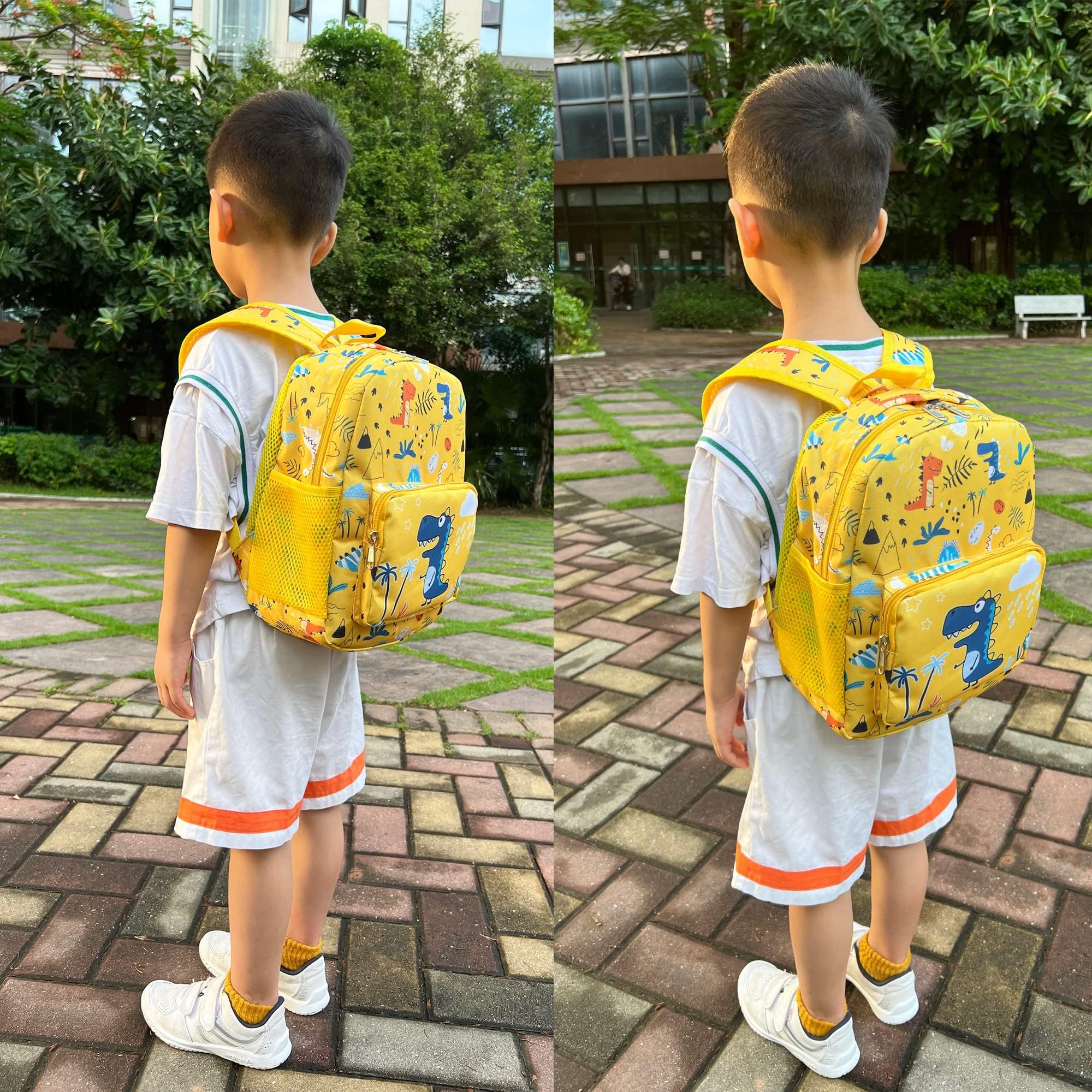 Cute Cartoon Kids Toddler Backpack for Boys & Girls - Lightweight Preschool Travel Backpack for Daycare, School & Outdoor Adventures