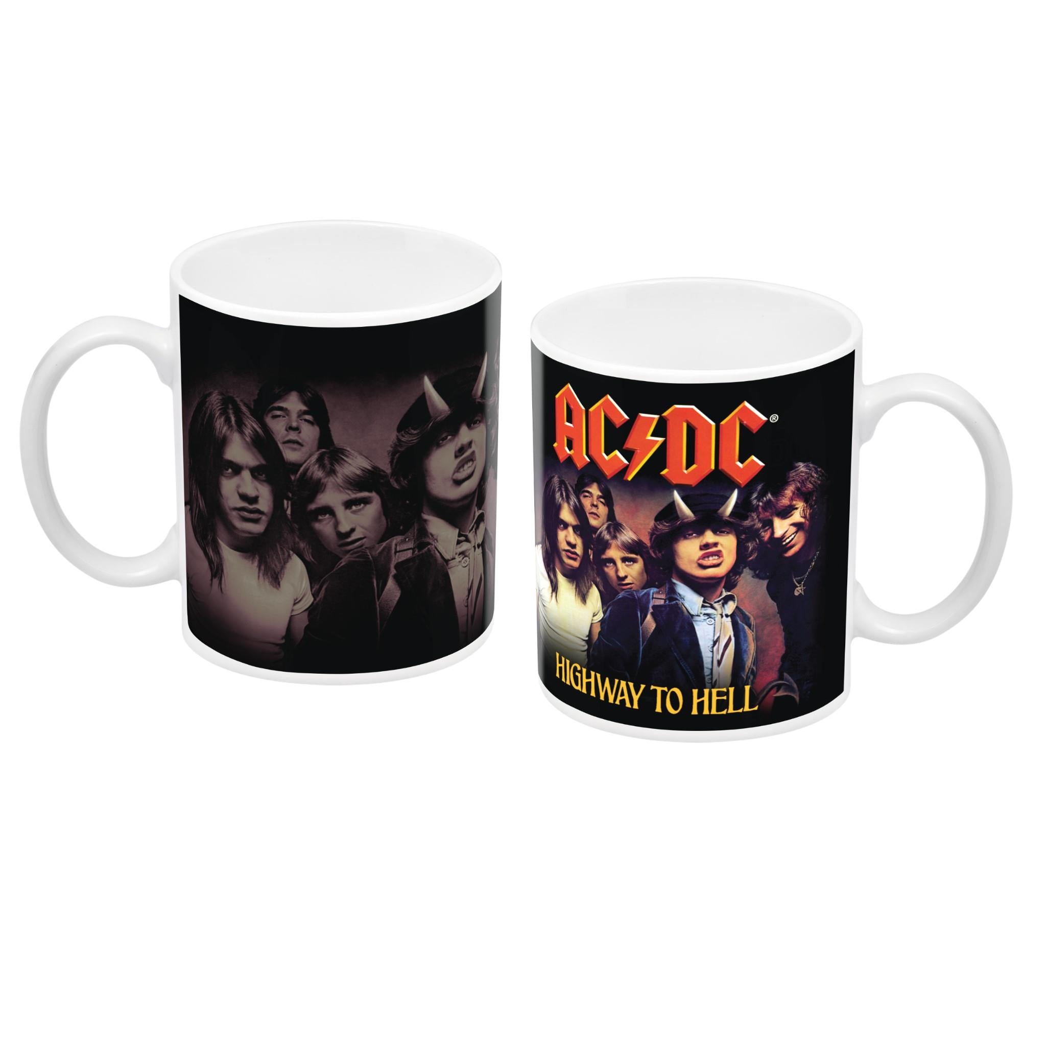 Highway to Hell AC/DC Rock Band Coffee Mug - Perfect for Music Lovers & Coffee Enthusiasts - Great Gift for Rock Fans & Office Use
