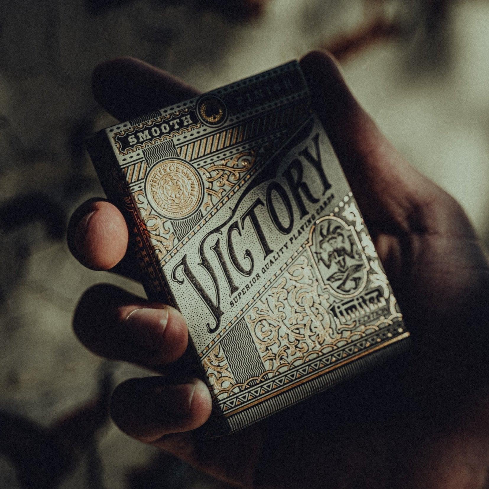Victory Playing Cards - Premium Poker Cards for Magic Tricks, Card Games & Collectibles | Ideal for Poker Nights, Magic Shows & Gifts