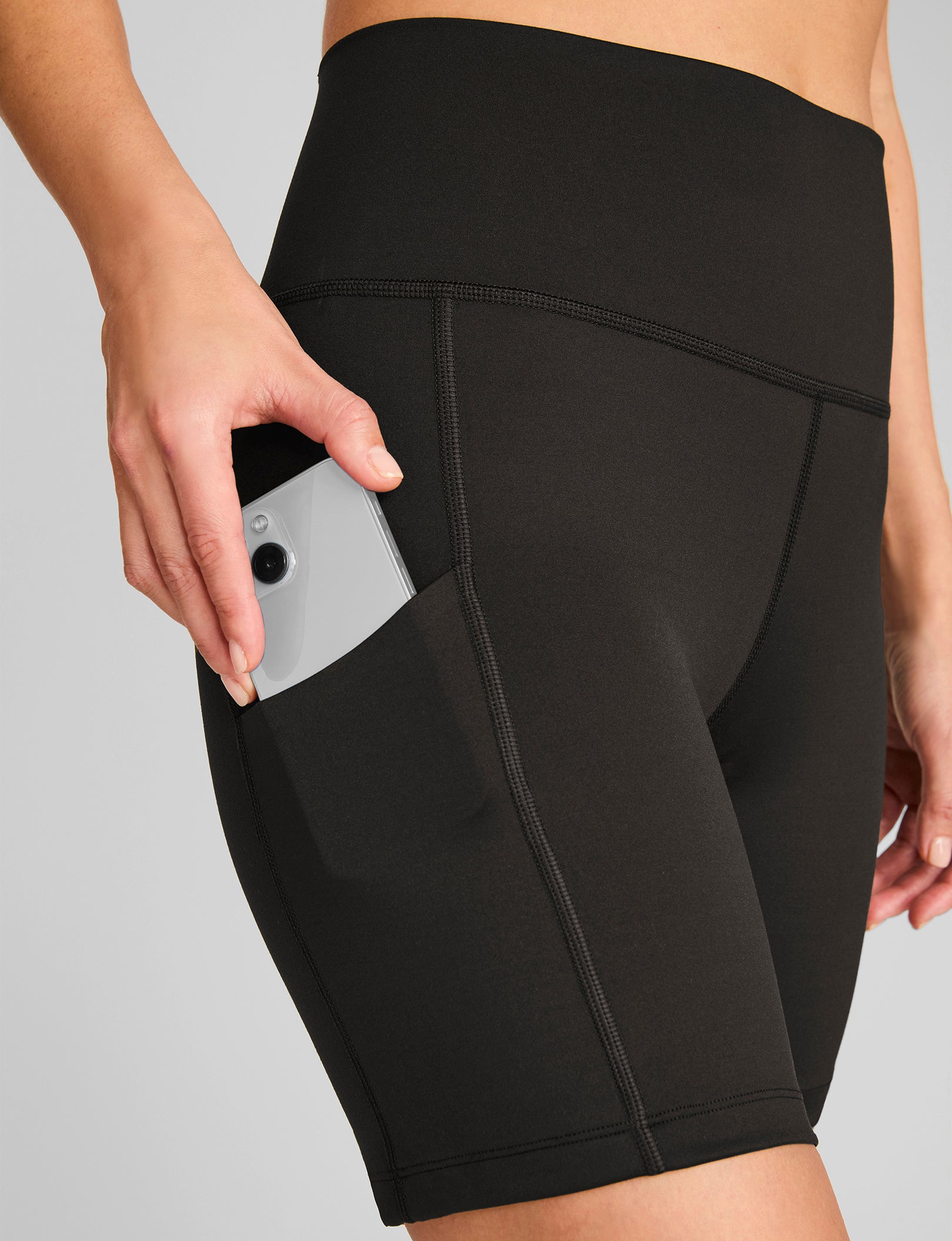 Women's High Waist Pocket Bike Shorts - Comfortable & Breathable Workout Shorts for Cycling, Running, Yoga - Perfect for Gym, Travel & Outdoor Activities