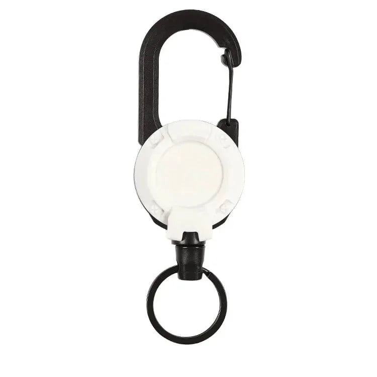 Durable Retractable Key Holder with Kevlar Cord - Secure & Compact Keychain for Home, Office, Car Keys (Ideal for Travel, Work, Gym & Daily Use)